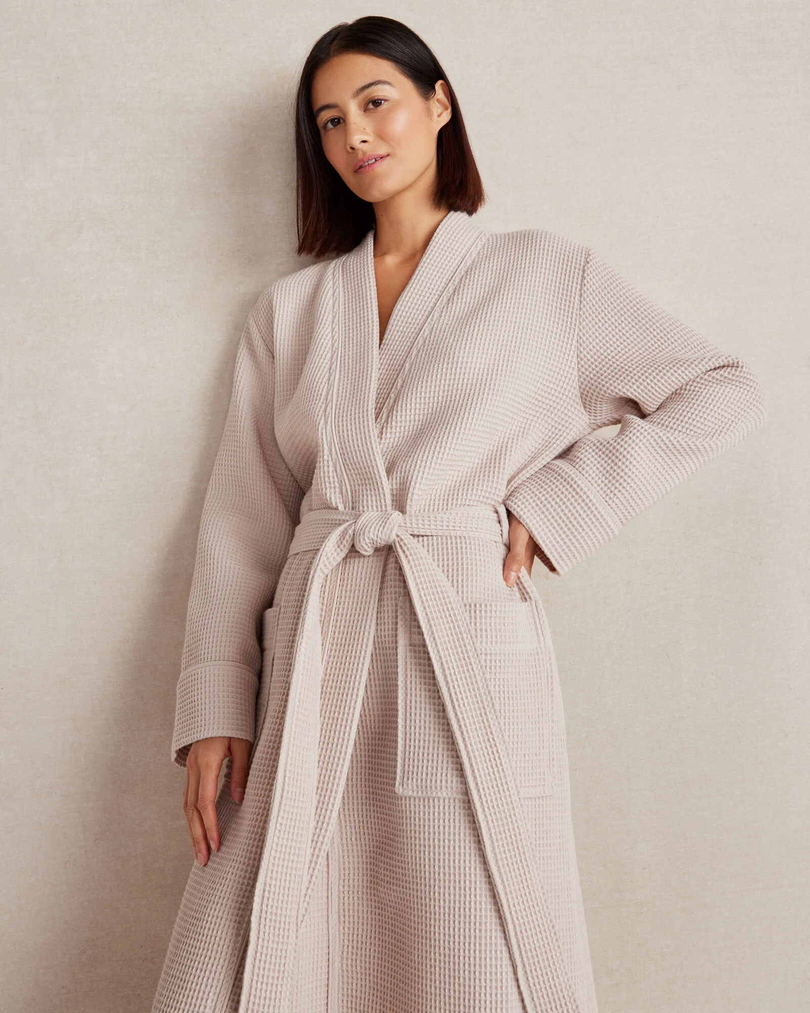 Organic Cotton Waffle Robe