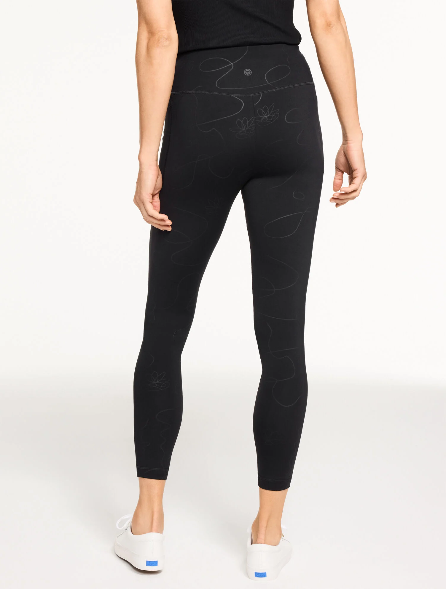 Out & About Leggings - Linear Floral