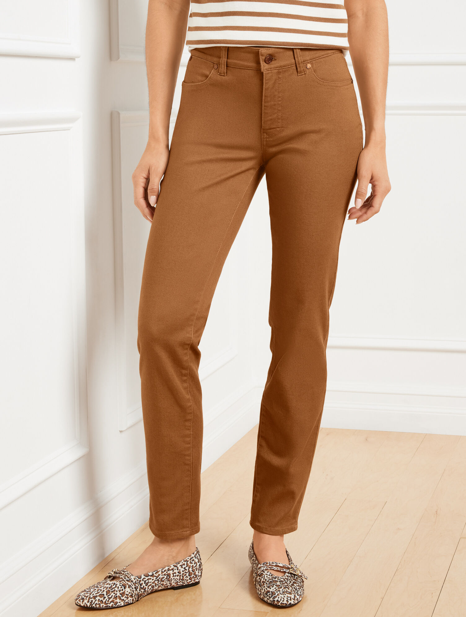 Slim Ankle Jeans - Piece Dyed