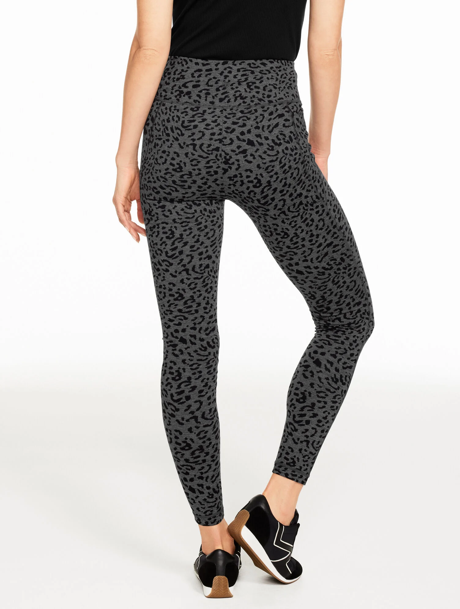 Studio Stretch Leggings - Tonal Cheetah