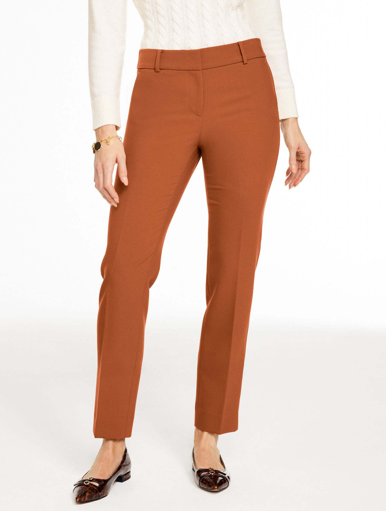 Talbots Hampshire Straight Ankle Pants