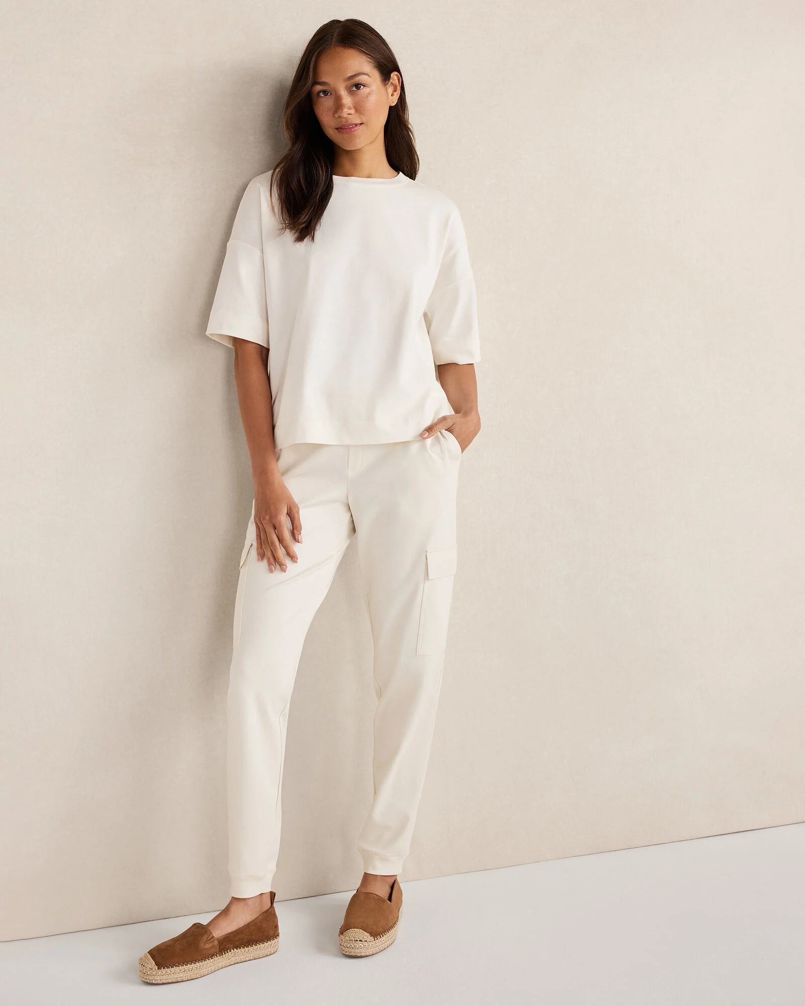 Plaited Organic Cotton Jersey Tee