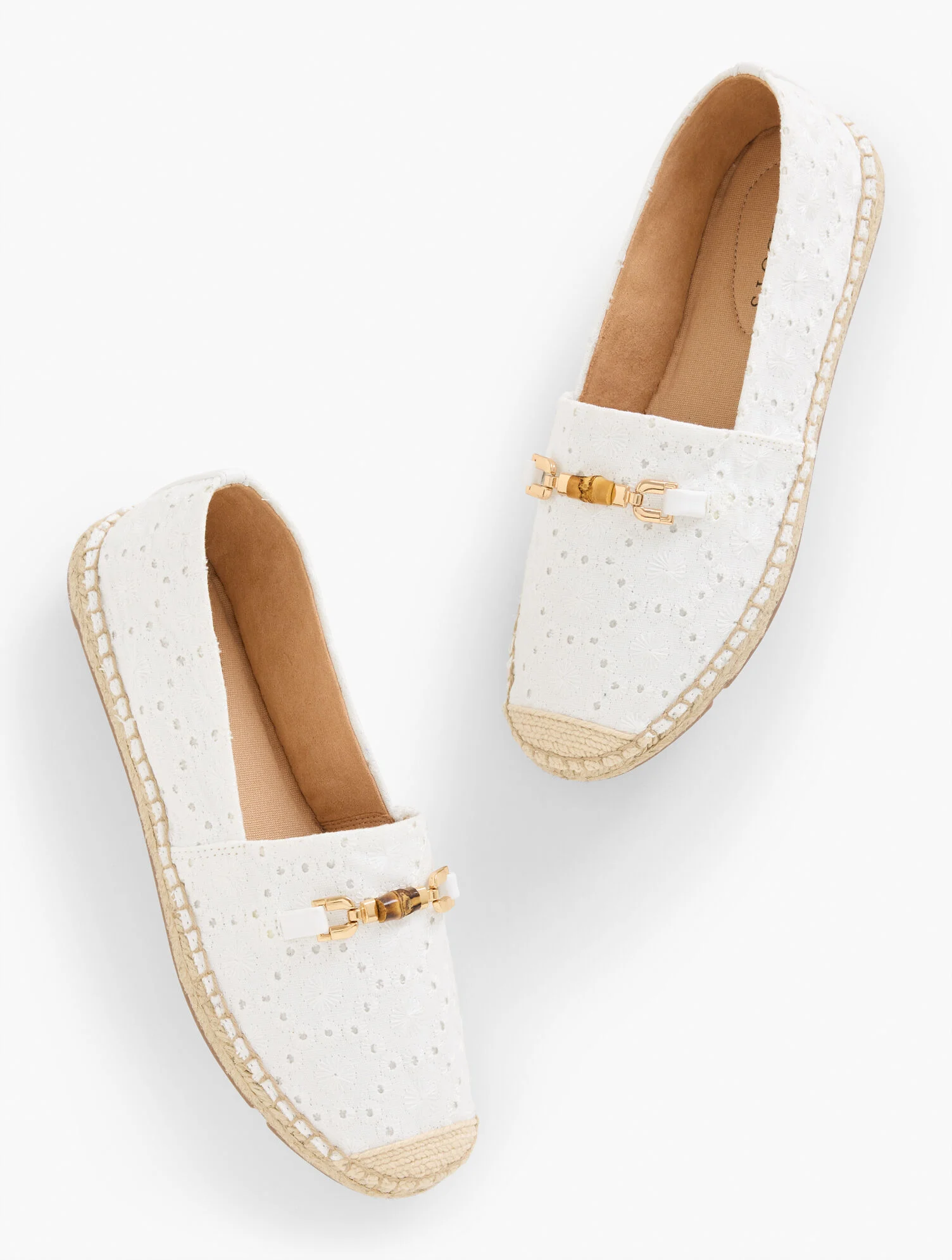 Izzy Bamboo Floral Espadrille Flats