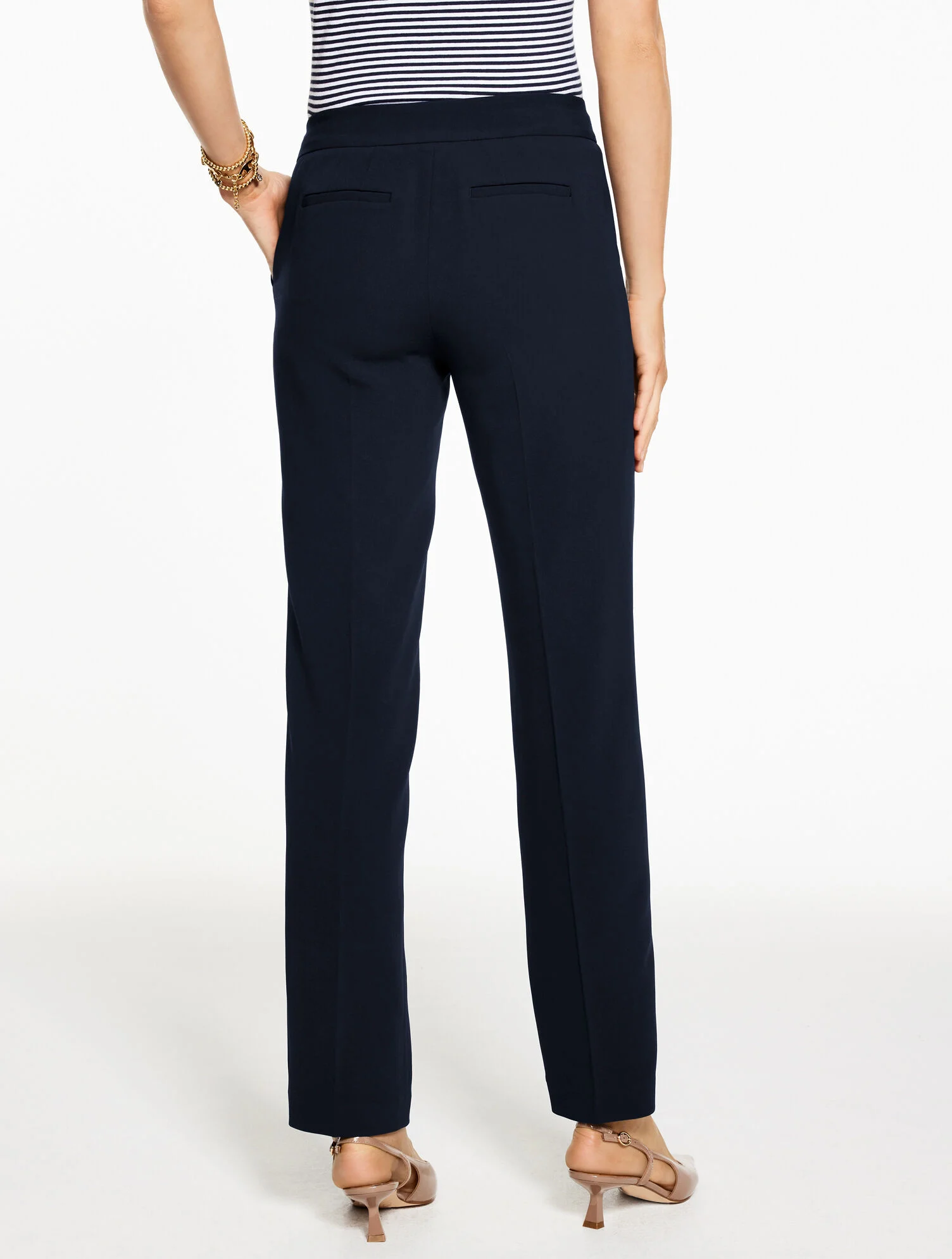 Easy Travel Straight Leg Pants