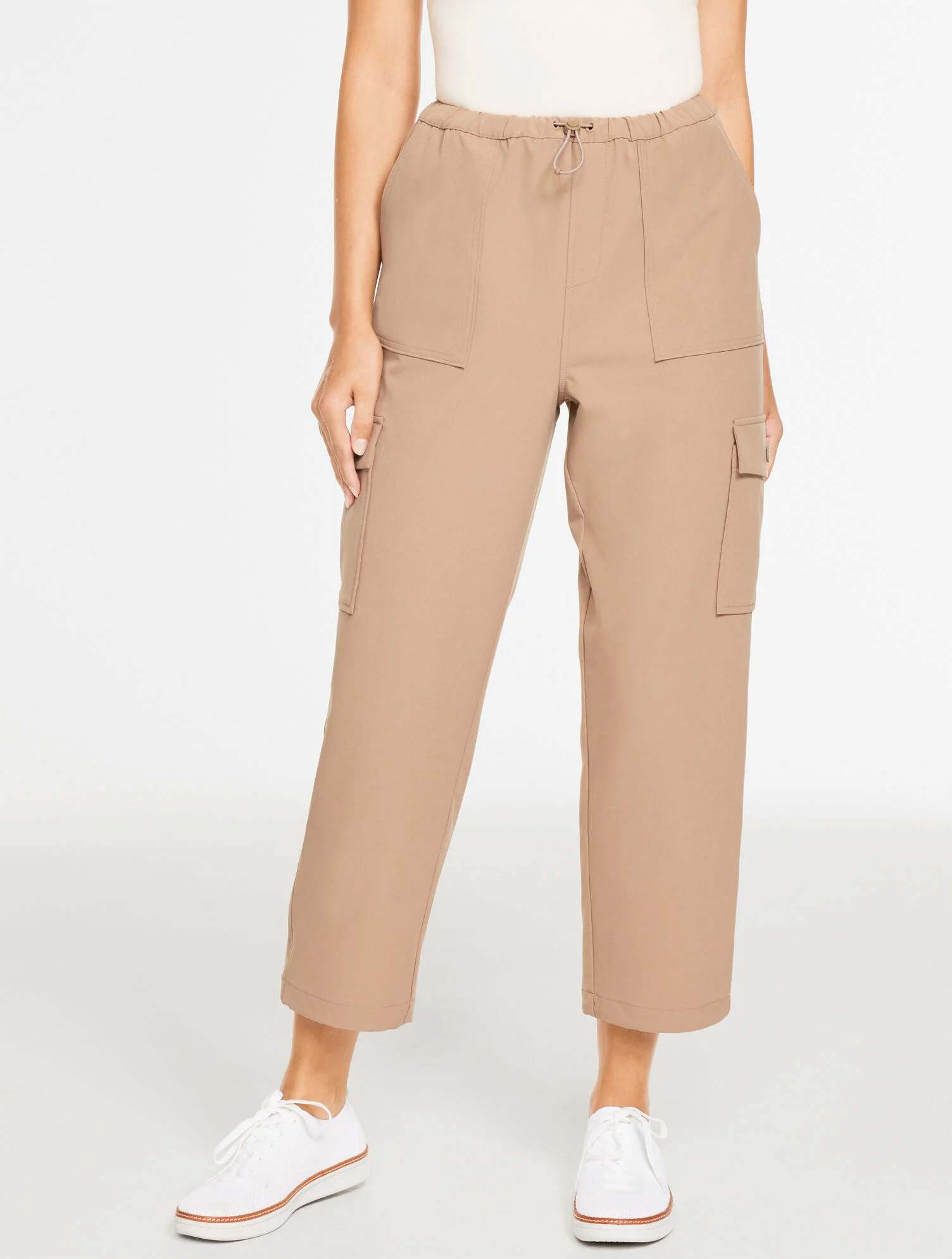 Stretch Woven Cargo Pants