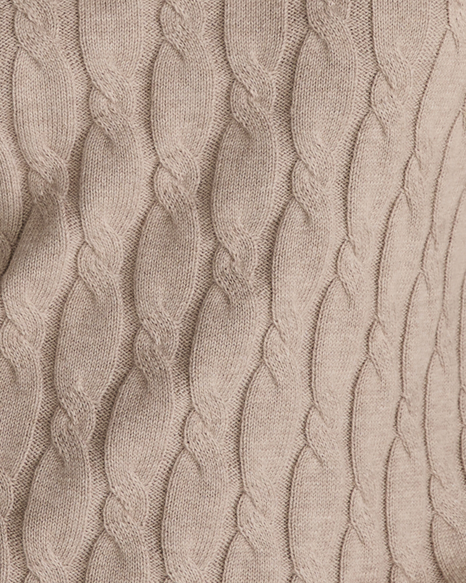 Cotton Cashmere Cable Knit Sweater