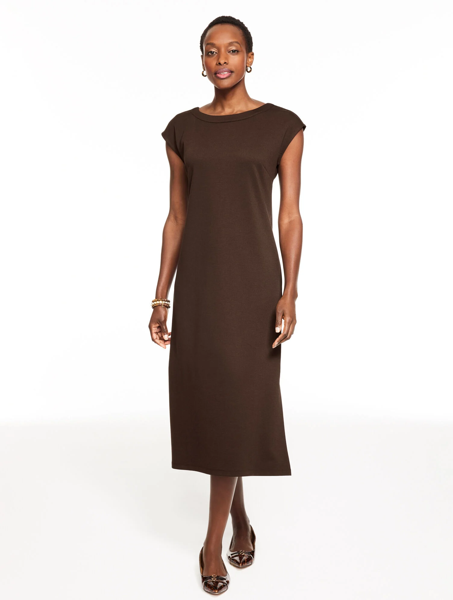 Passport Ponte Scoop Neck Dress