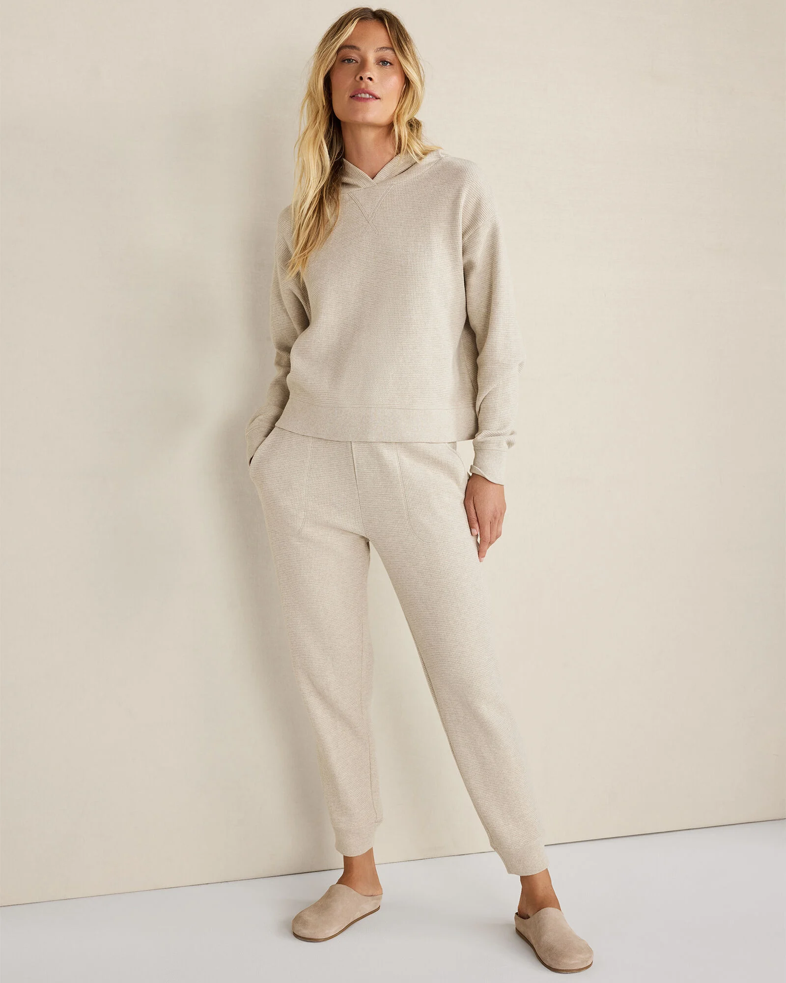 Organic Cotton Waffle Jogger