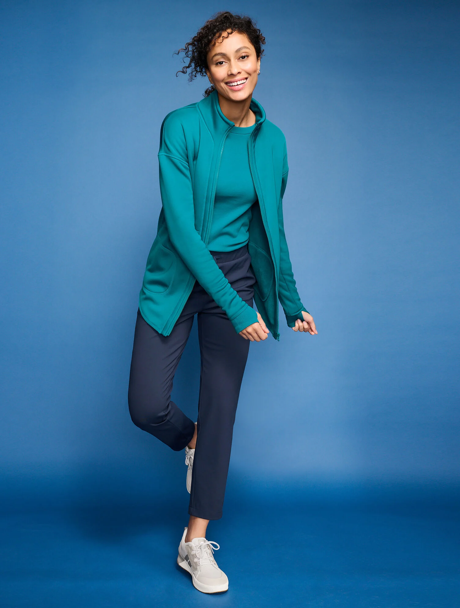 Seamless Stretch Ribbed Crewneck Tee