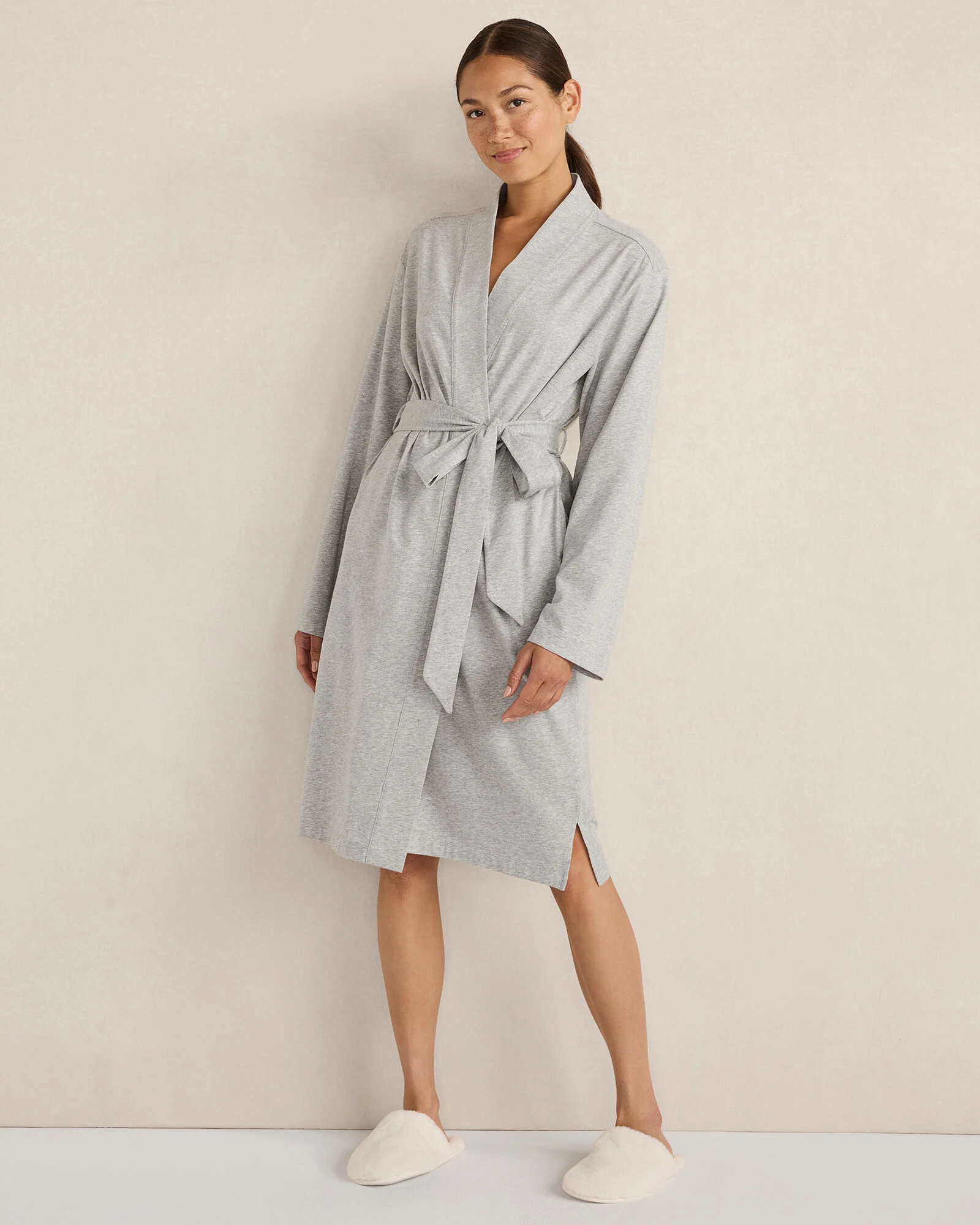 Organic Cotton Jersey Robe