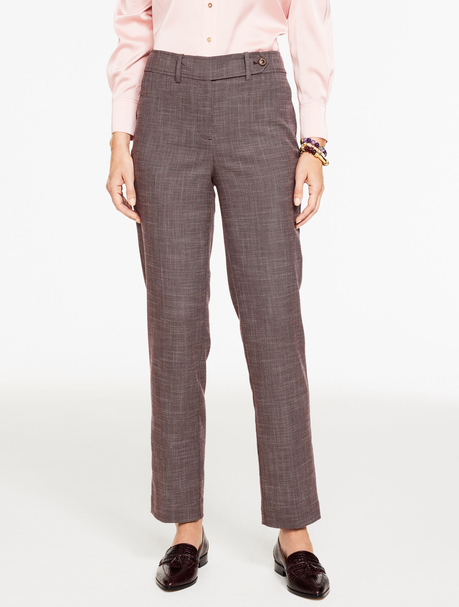 Straight Leg City Twill Pants