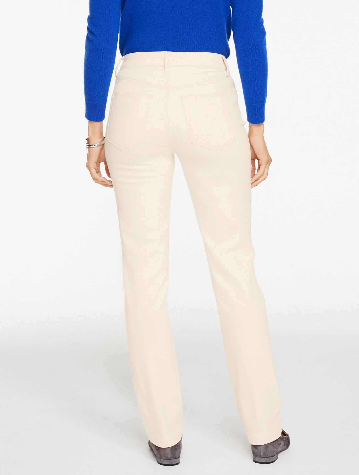 Straight Leg Rhinestone Jeans