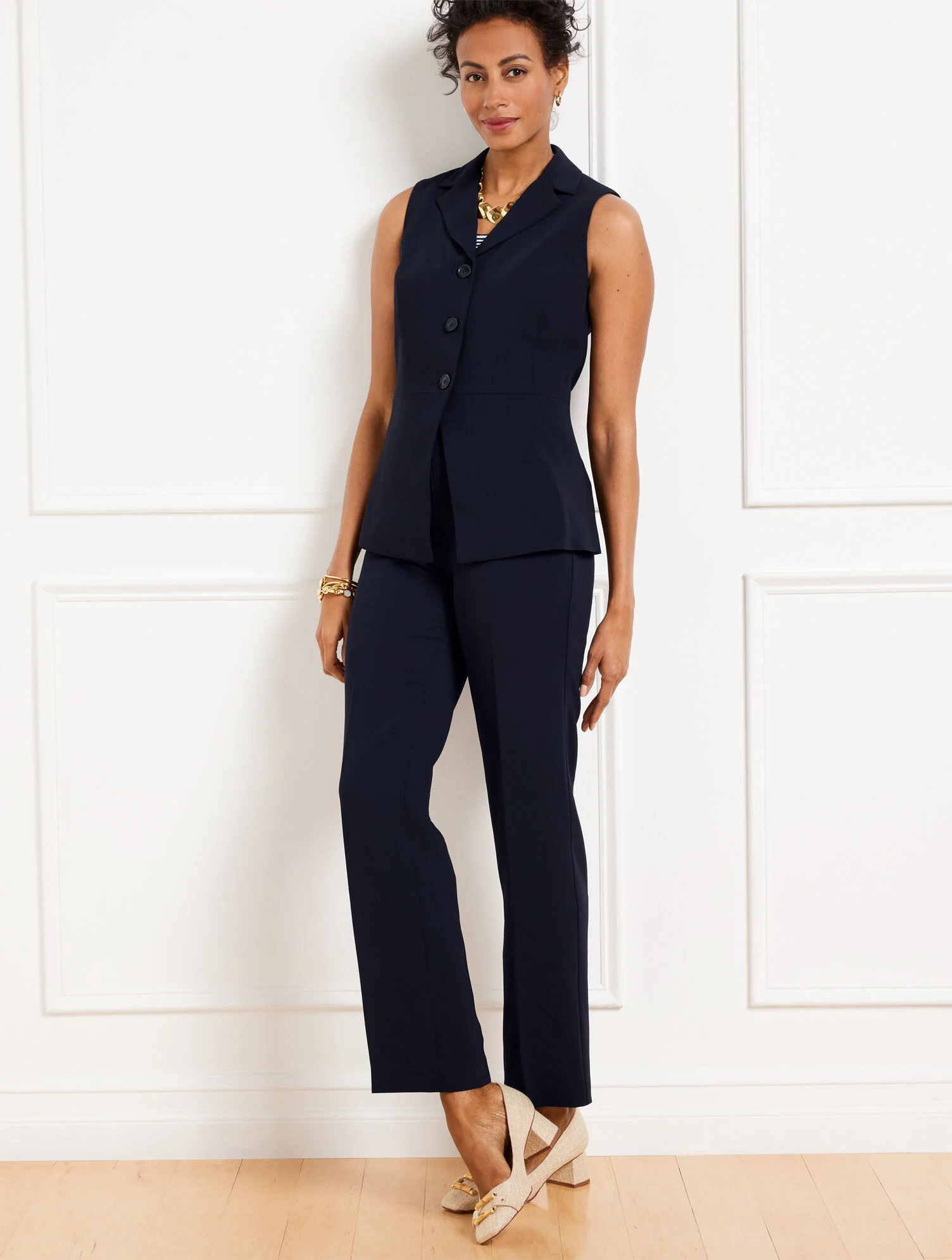 Easy Travel Peplum Vest