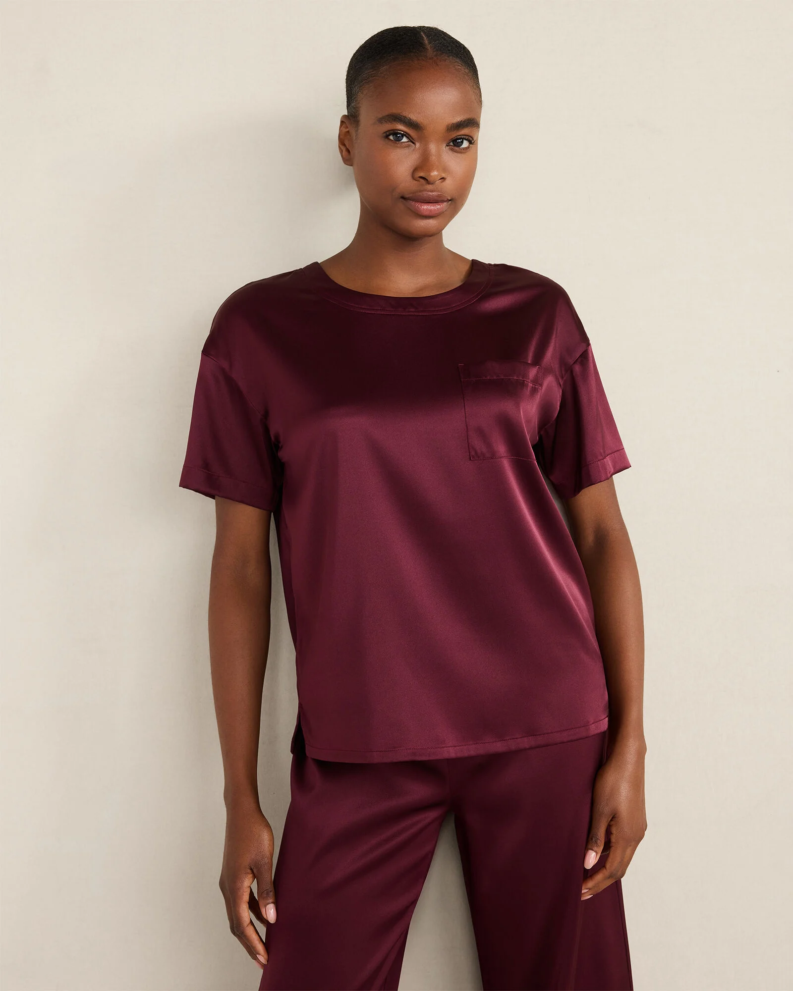Washable Silk Sleep Top