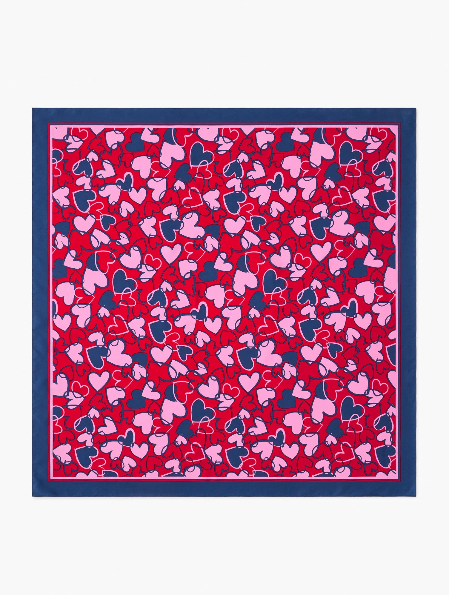 Entwined Heart Square Scarf