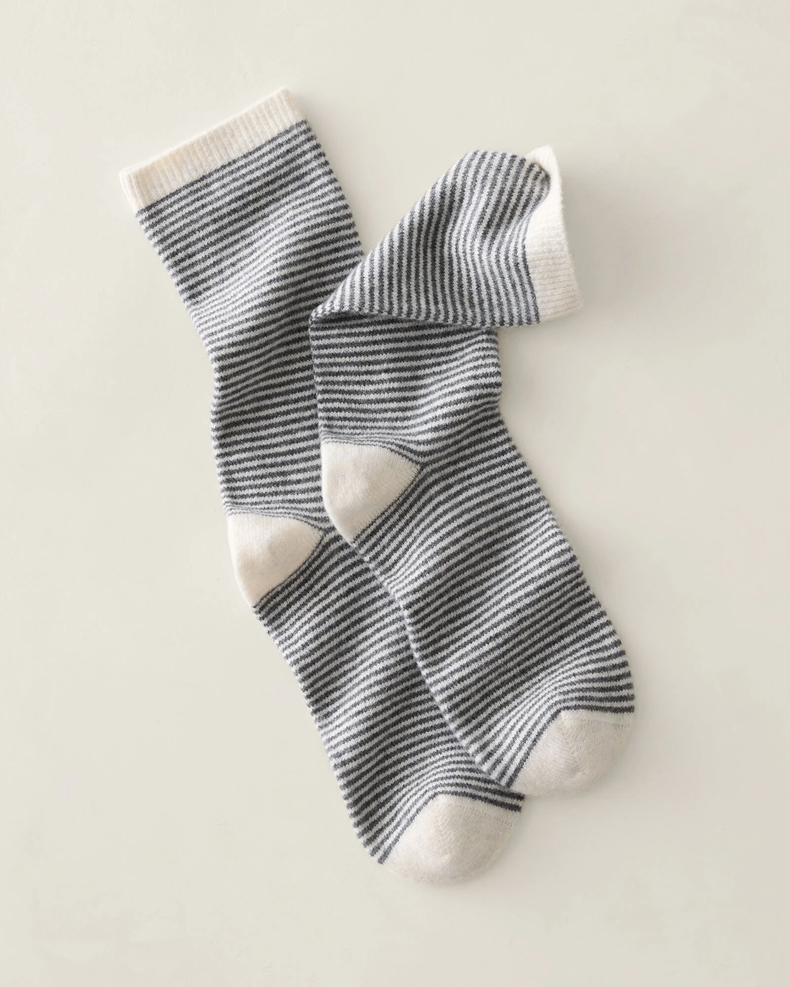 Cashmere Striped Socks