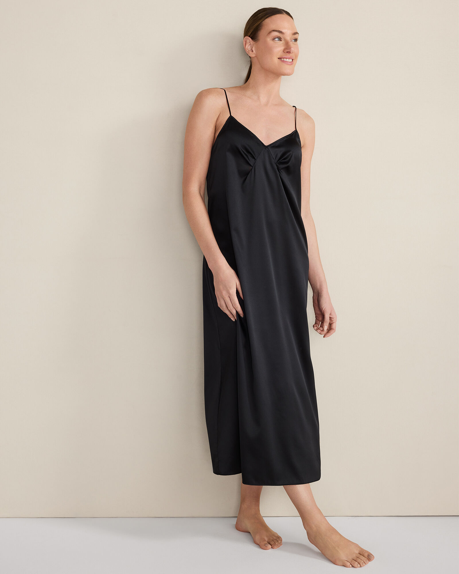 Washable Silk Pleated Chemise