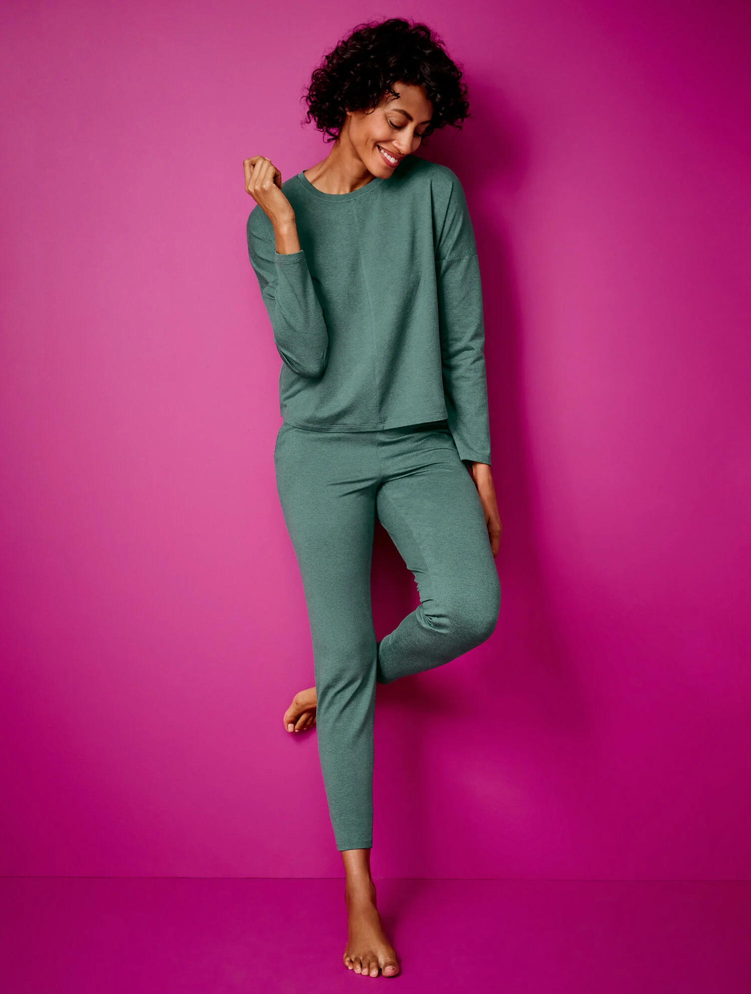 Buttery Soft Easy Knit Crewneck Tee