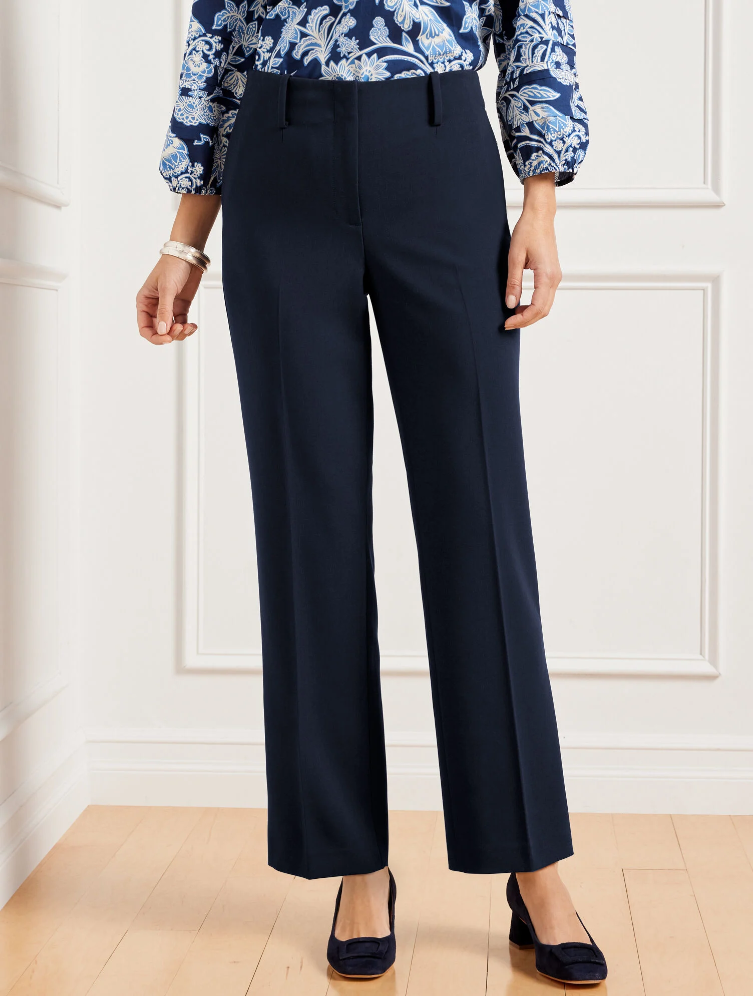 Talbots Southampton Tailored Stretch Straight Leg Pants