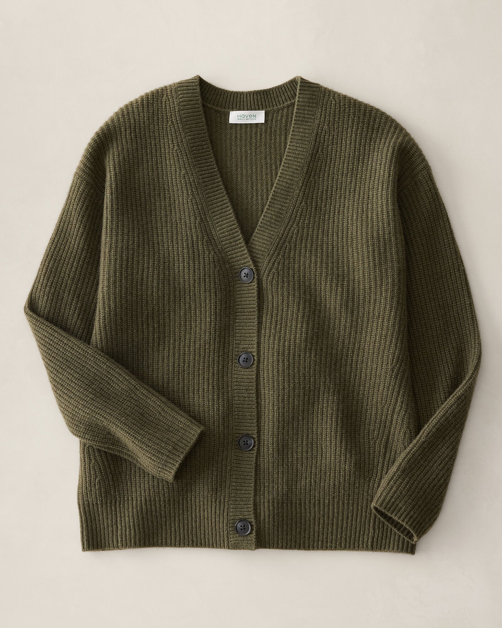 Cashmere Shaker Stitch Cardigan