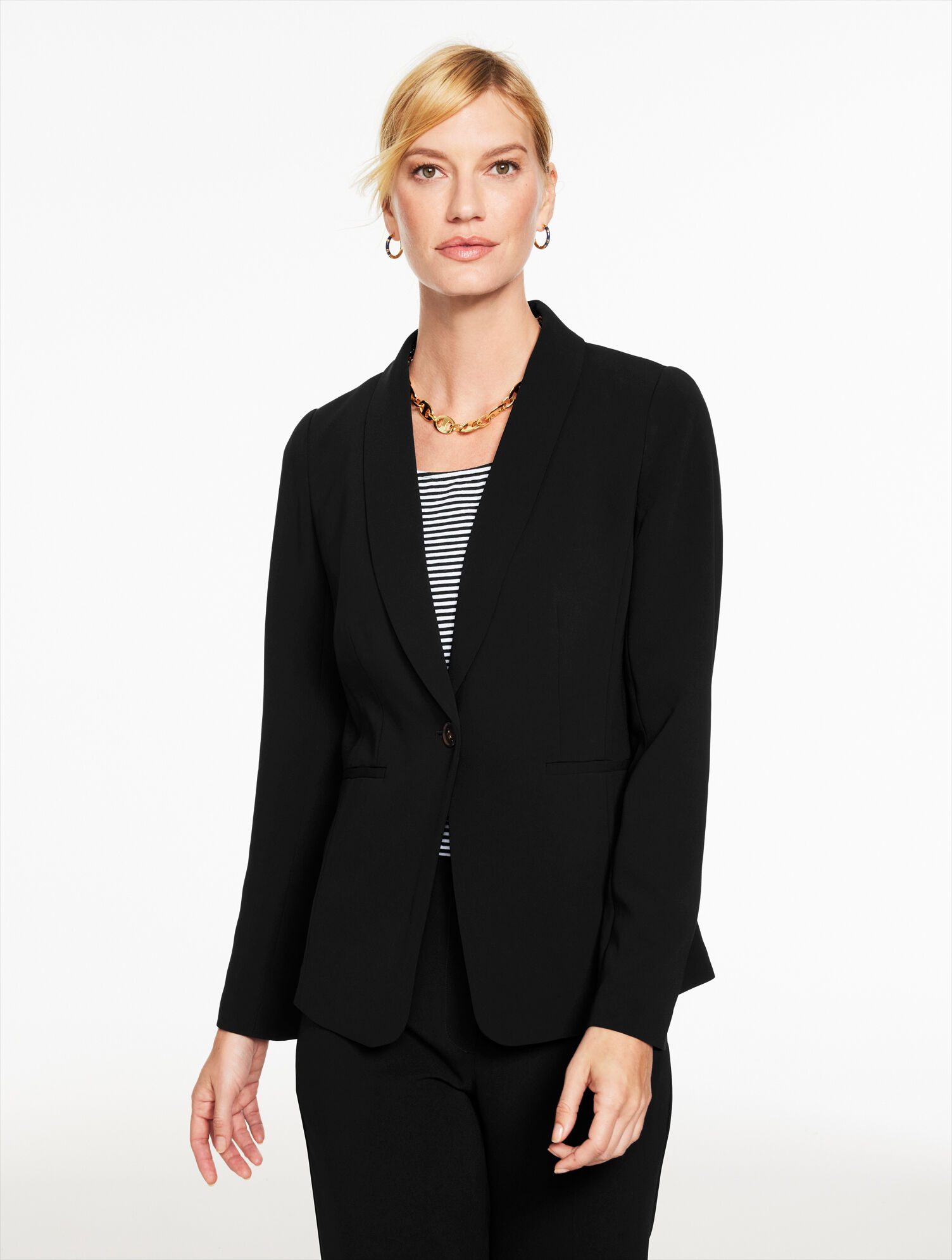 Easy Travel Shawl Collar Jacket