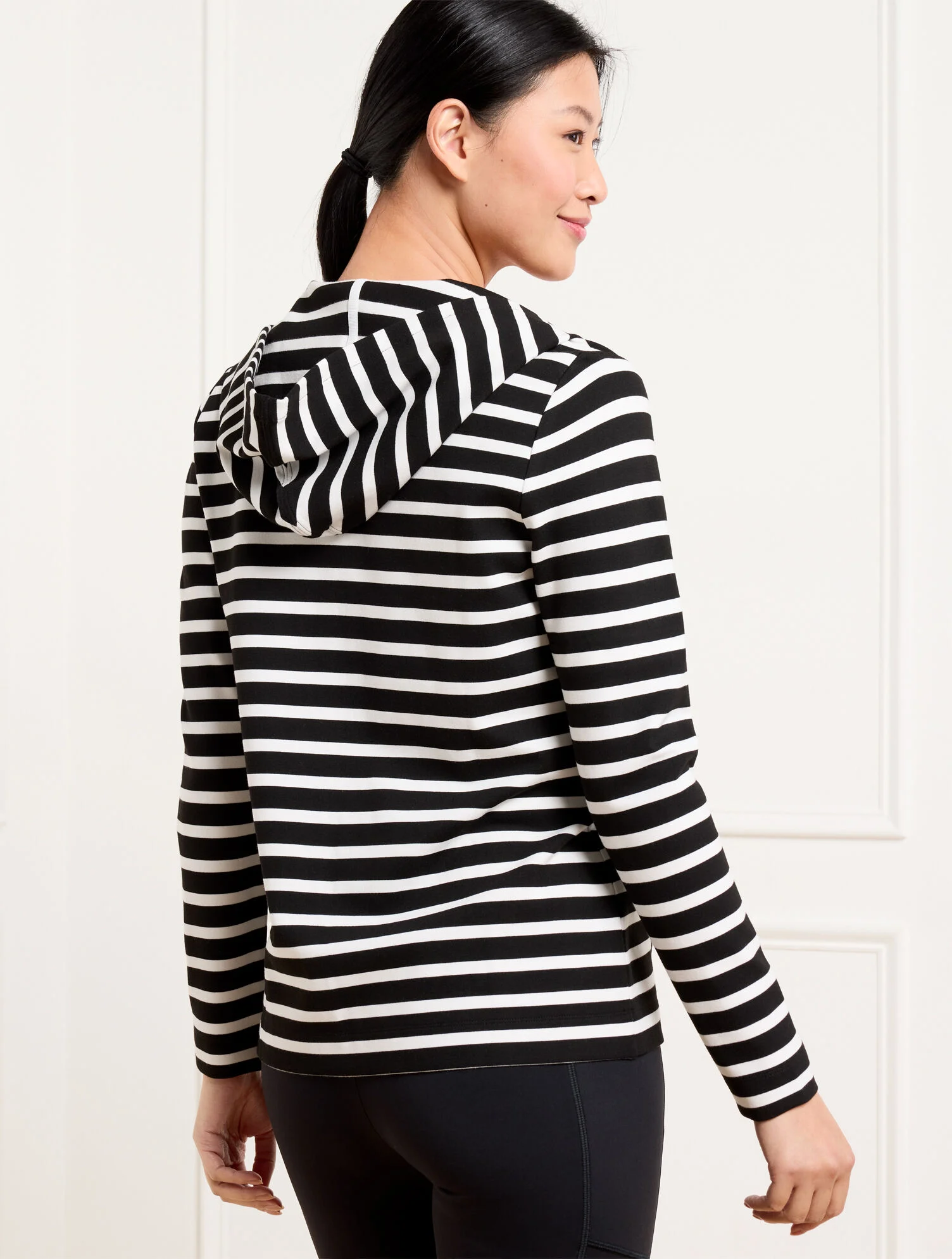 Effortless UltraKnit Full-Zip Hoodie - Crocus Stripe
