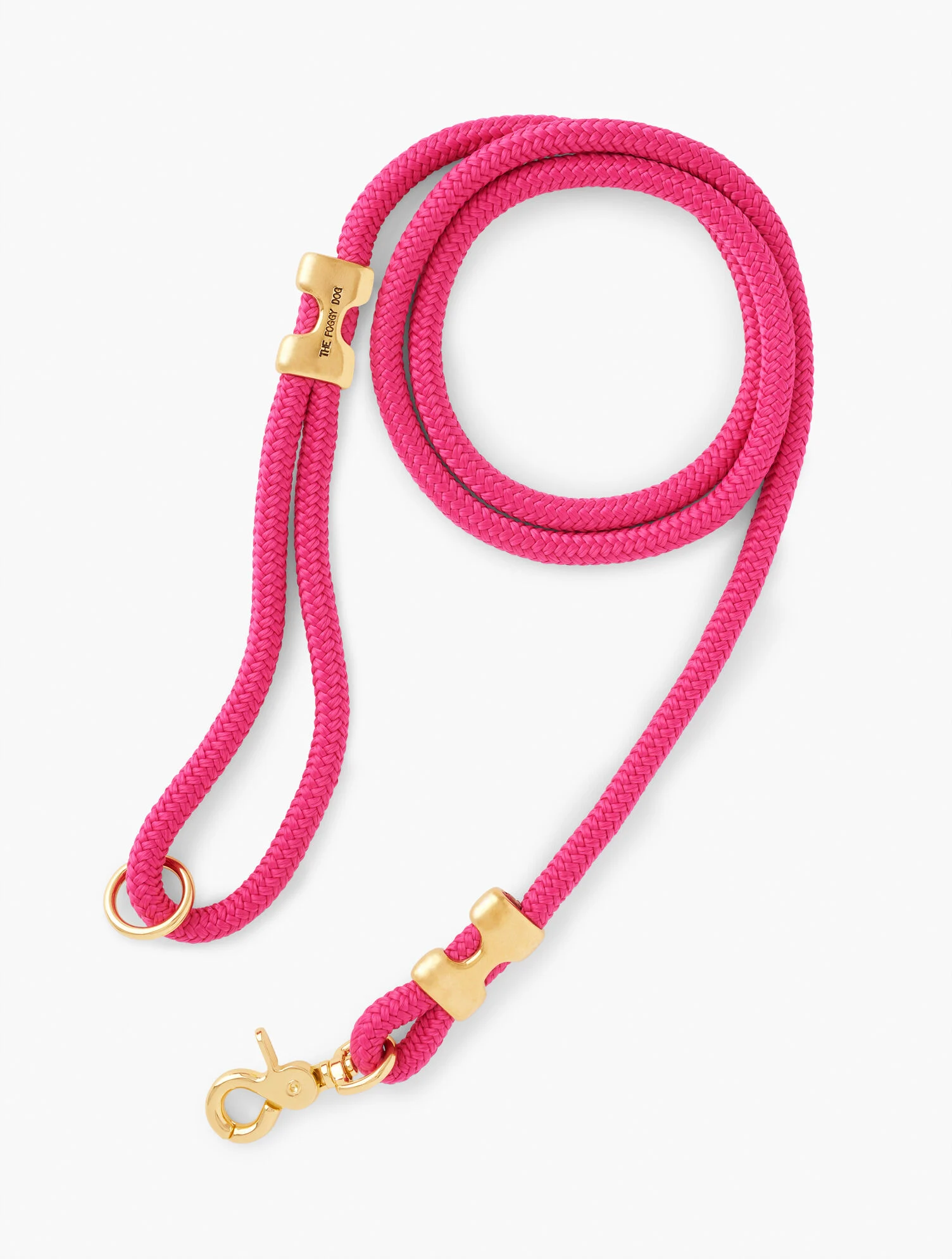 The Foggy Dog Hot Pink Marine Rope Dog Leash