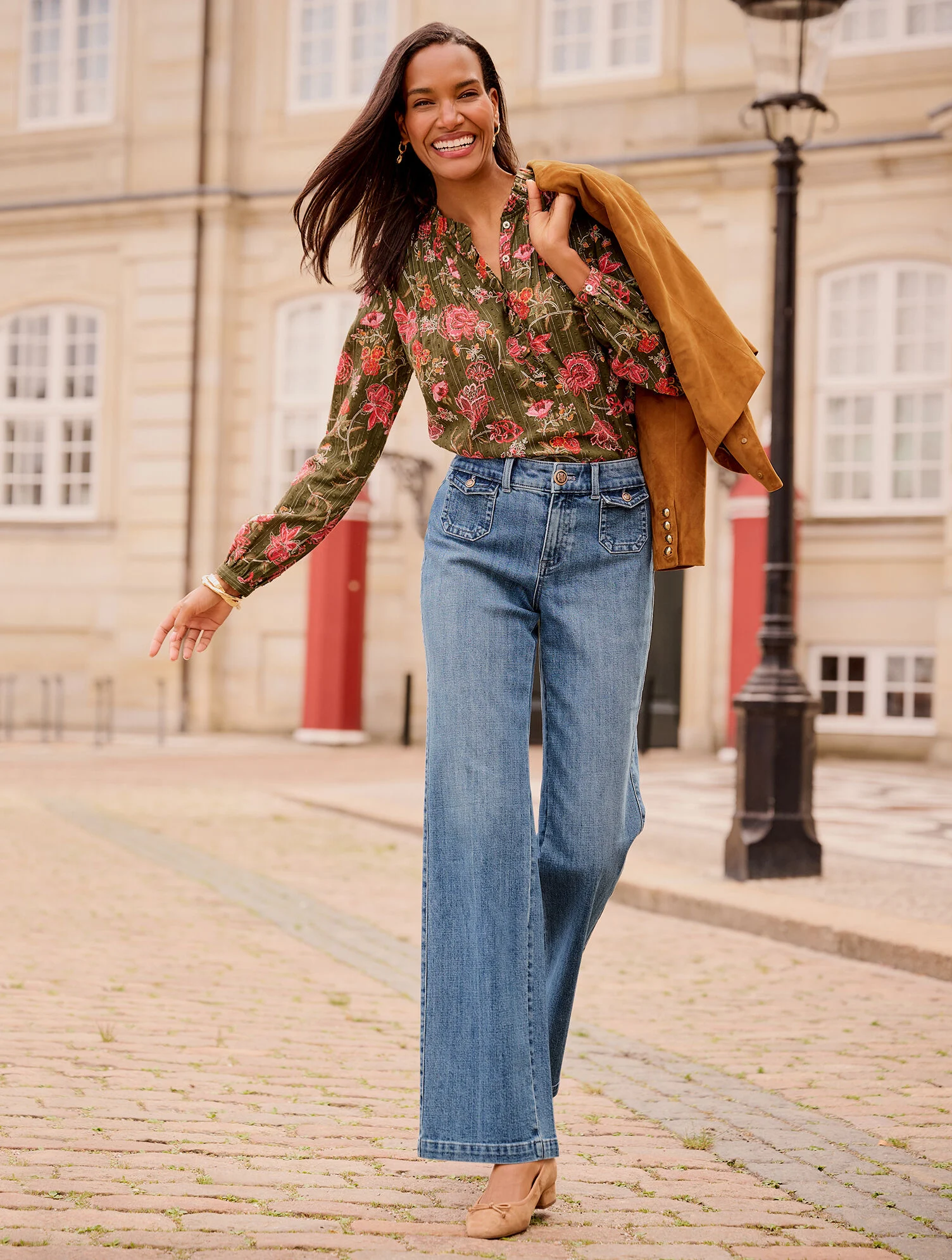 Classic Jean Trousers - Priscilla Wash