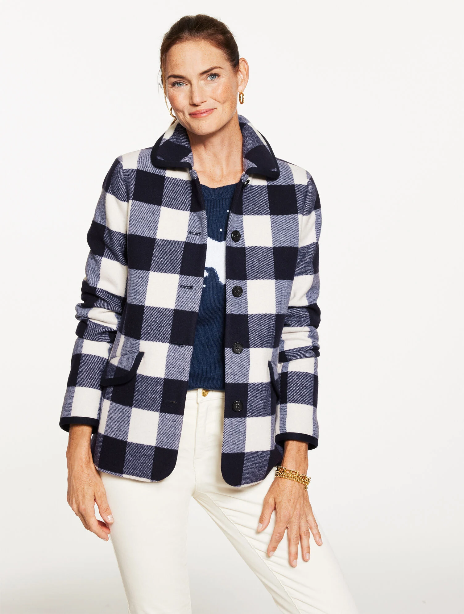 Buffalo Check Tipped Jacket