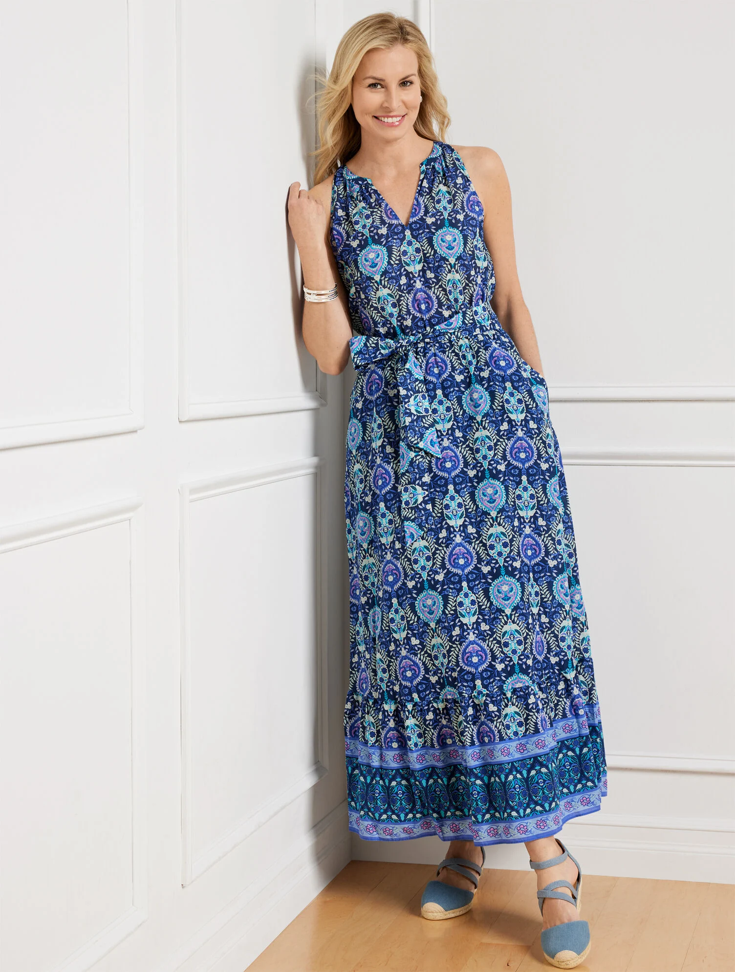 Maxi Dress - Floret Medallion