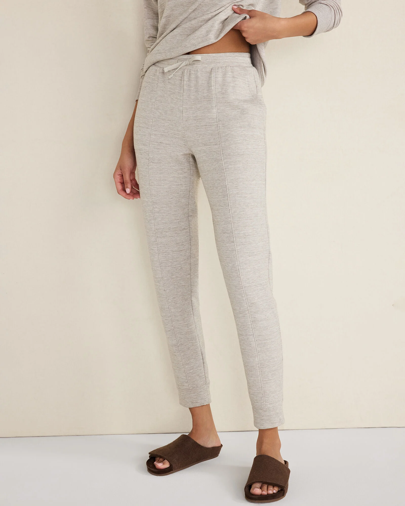 Fleece Pintuck Joggers