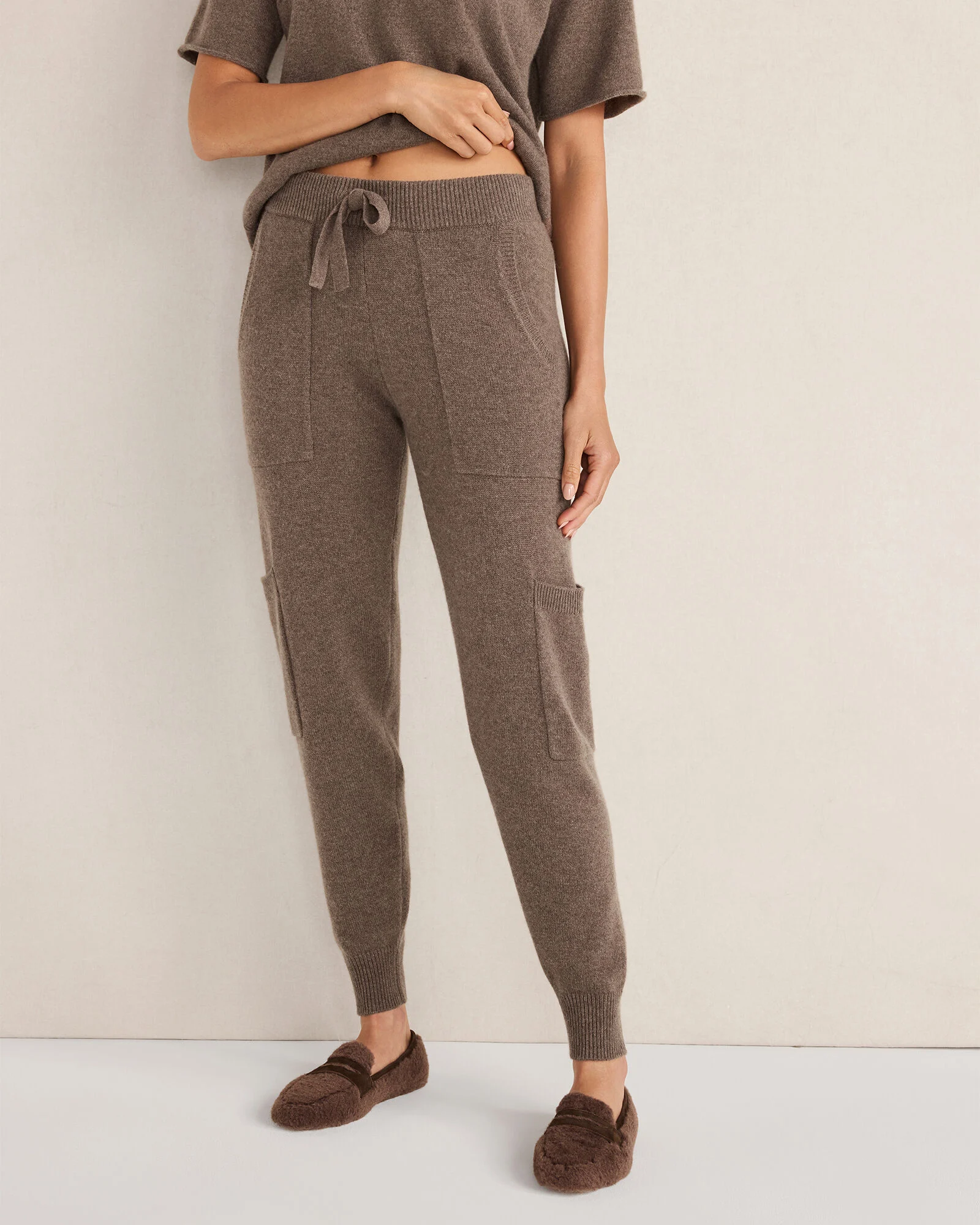 Cashmere Cargo Joggers
