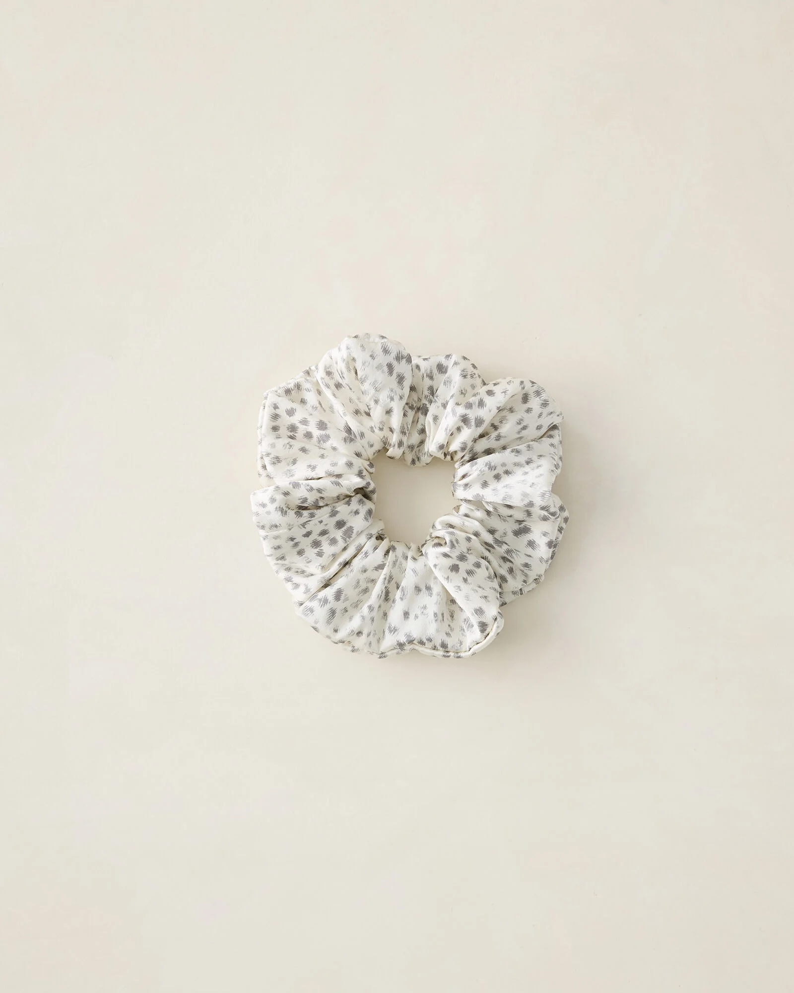 Washable Silk Animal Dot Scrunchie