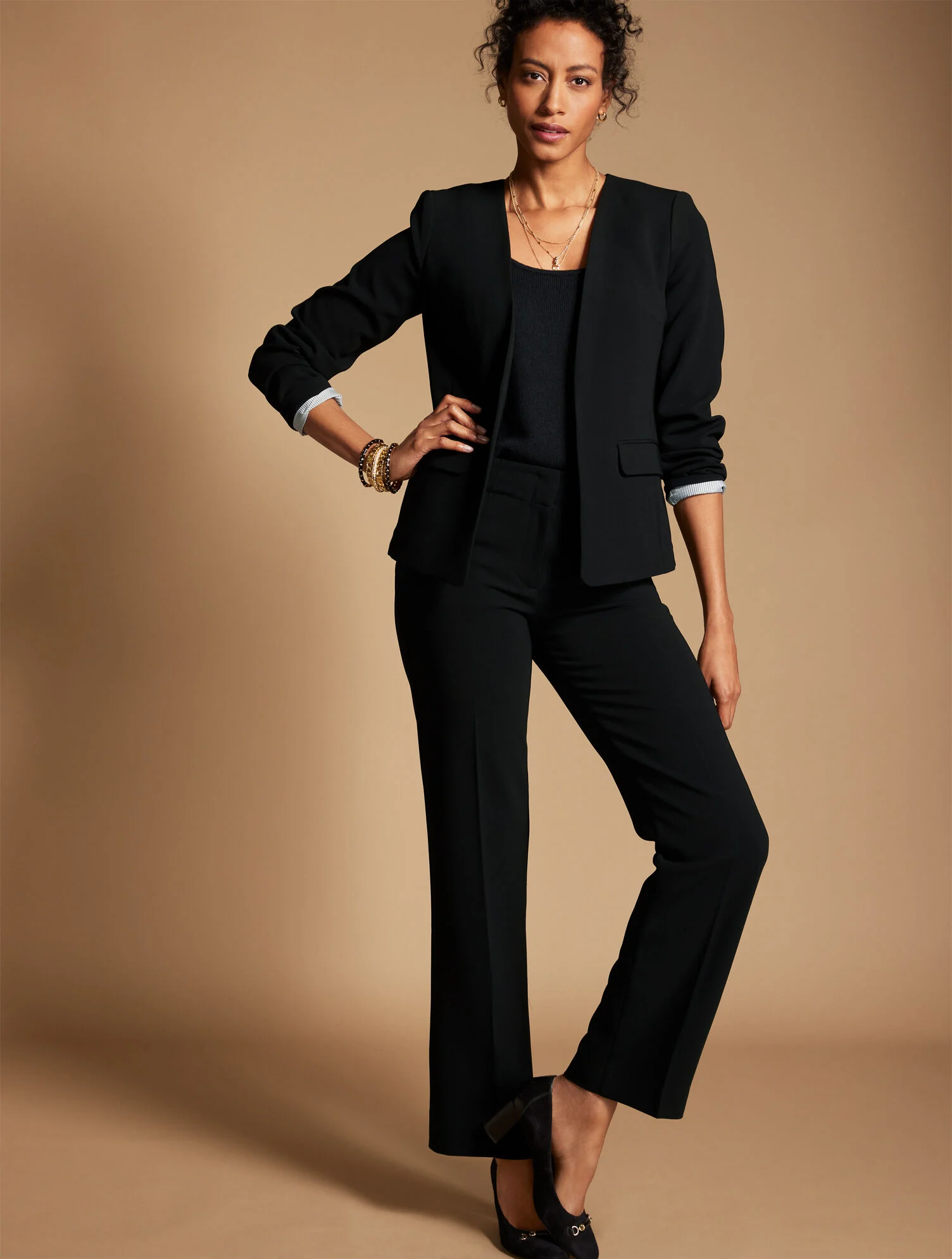 Easy Travel Open Front Jacket