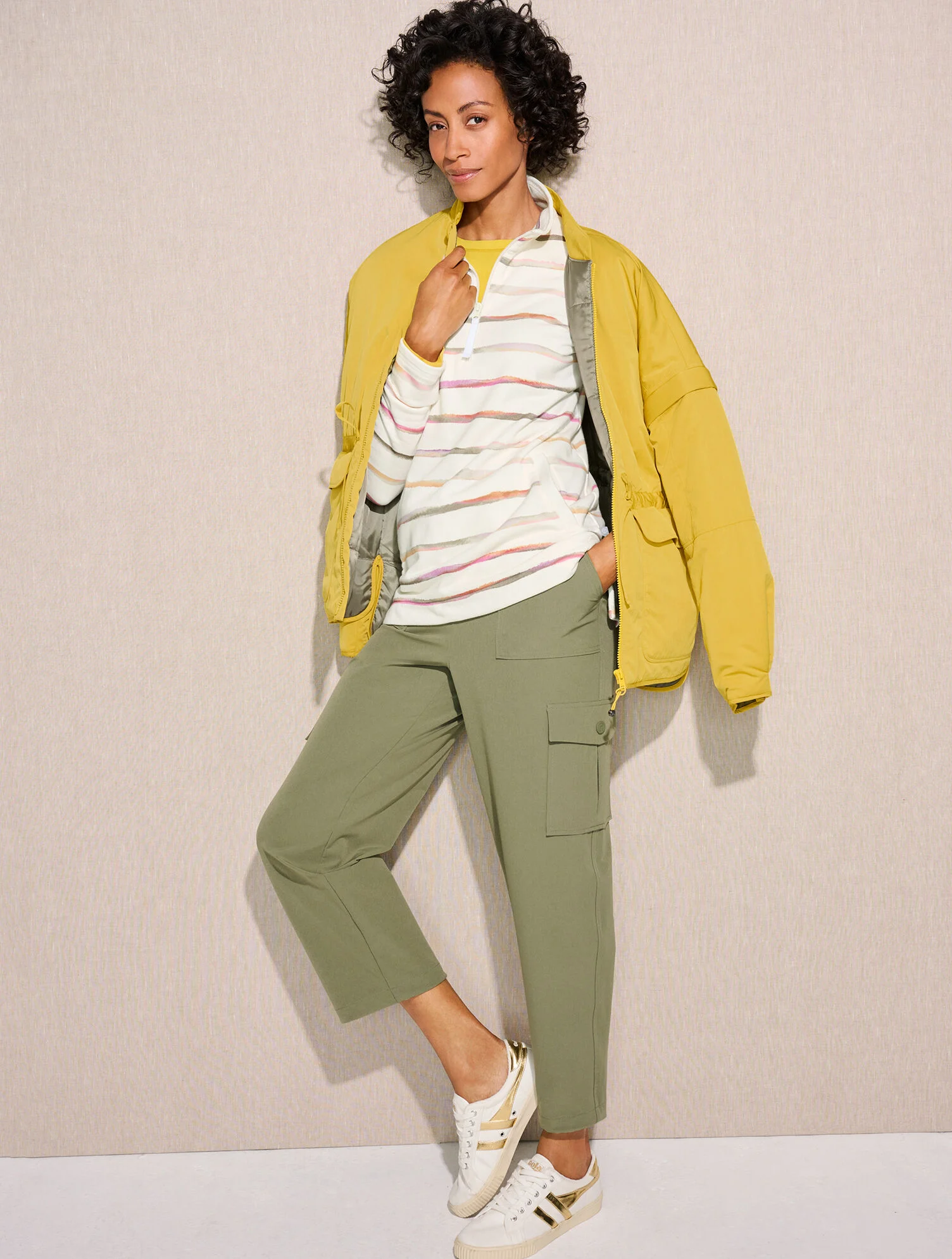 Stretch Woven Cargo Pants