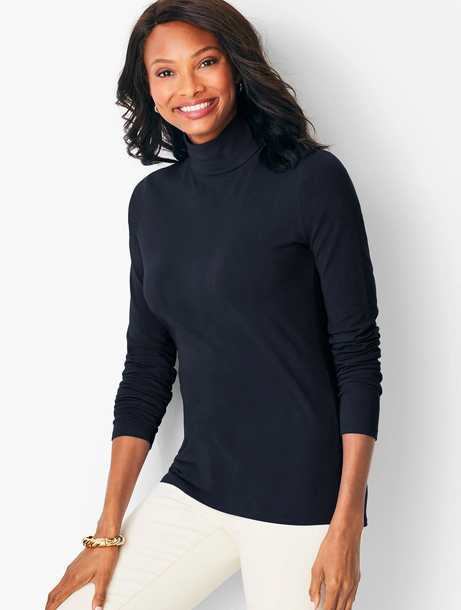 Long-Sleeve Turtleneck