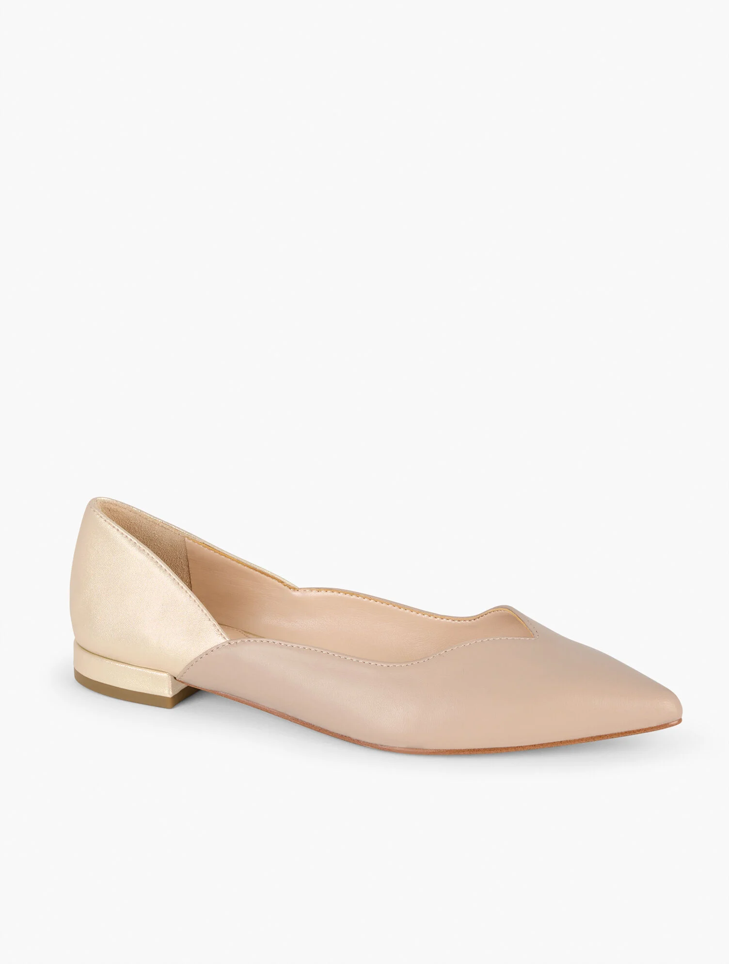 Portia Metallic Nappa Flats