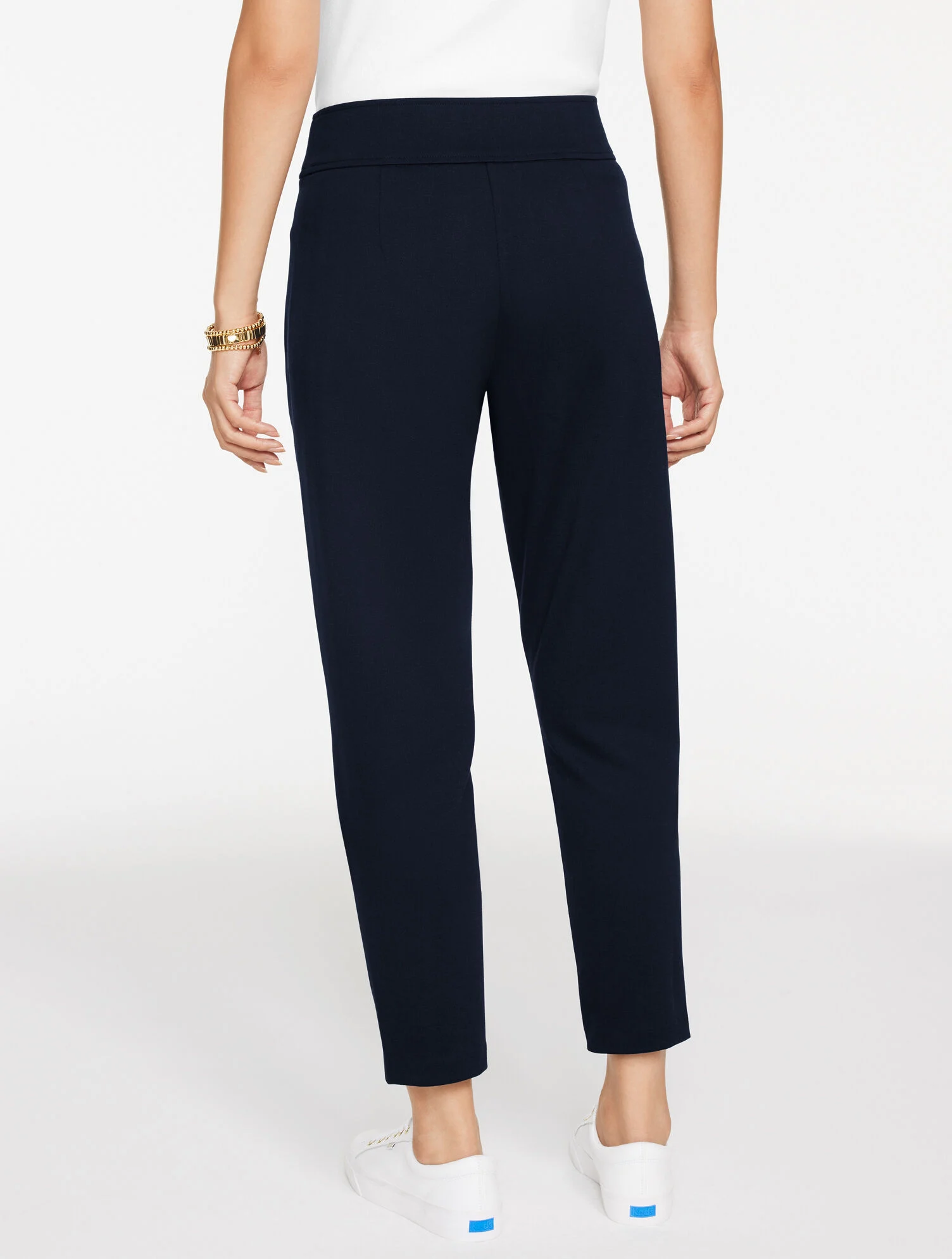 Tapered Leg Passport Ponte Pants