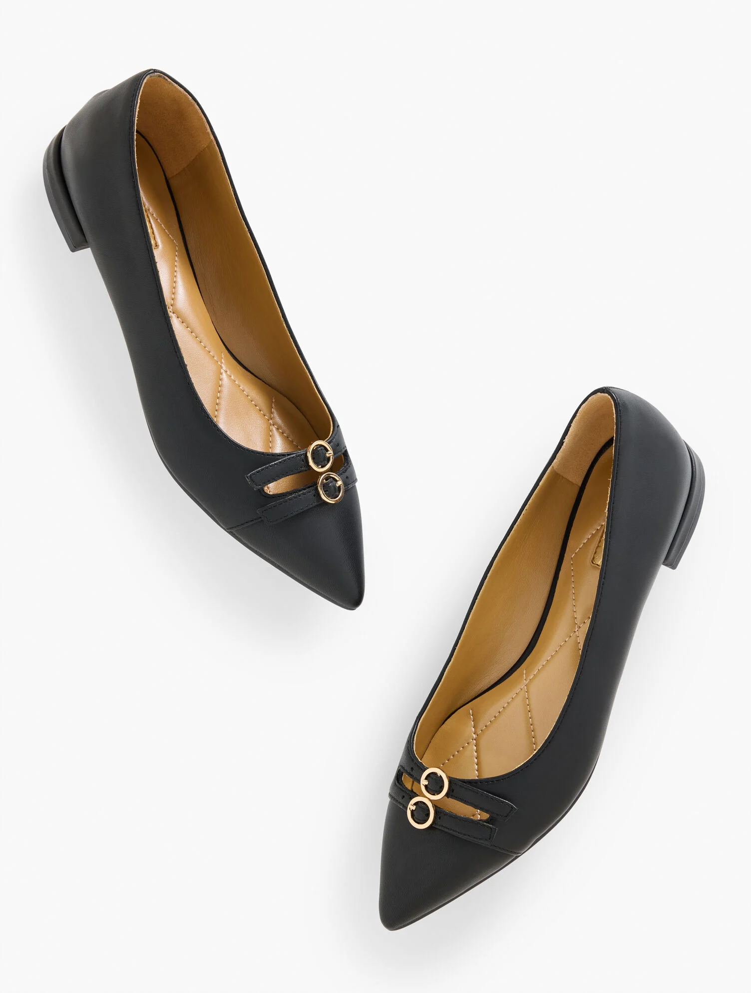 Scarlet Cut Out Nappa Flats