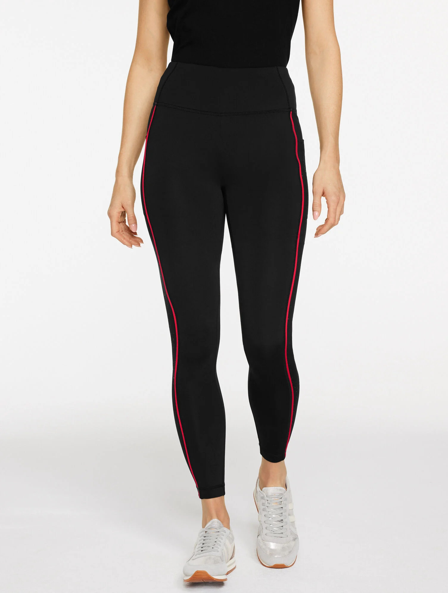 Luxe Fleeceback Leggings - Gleaming Dots