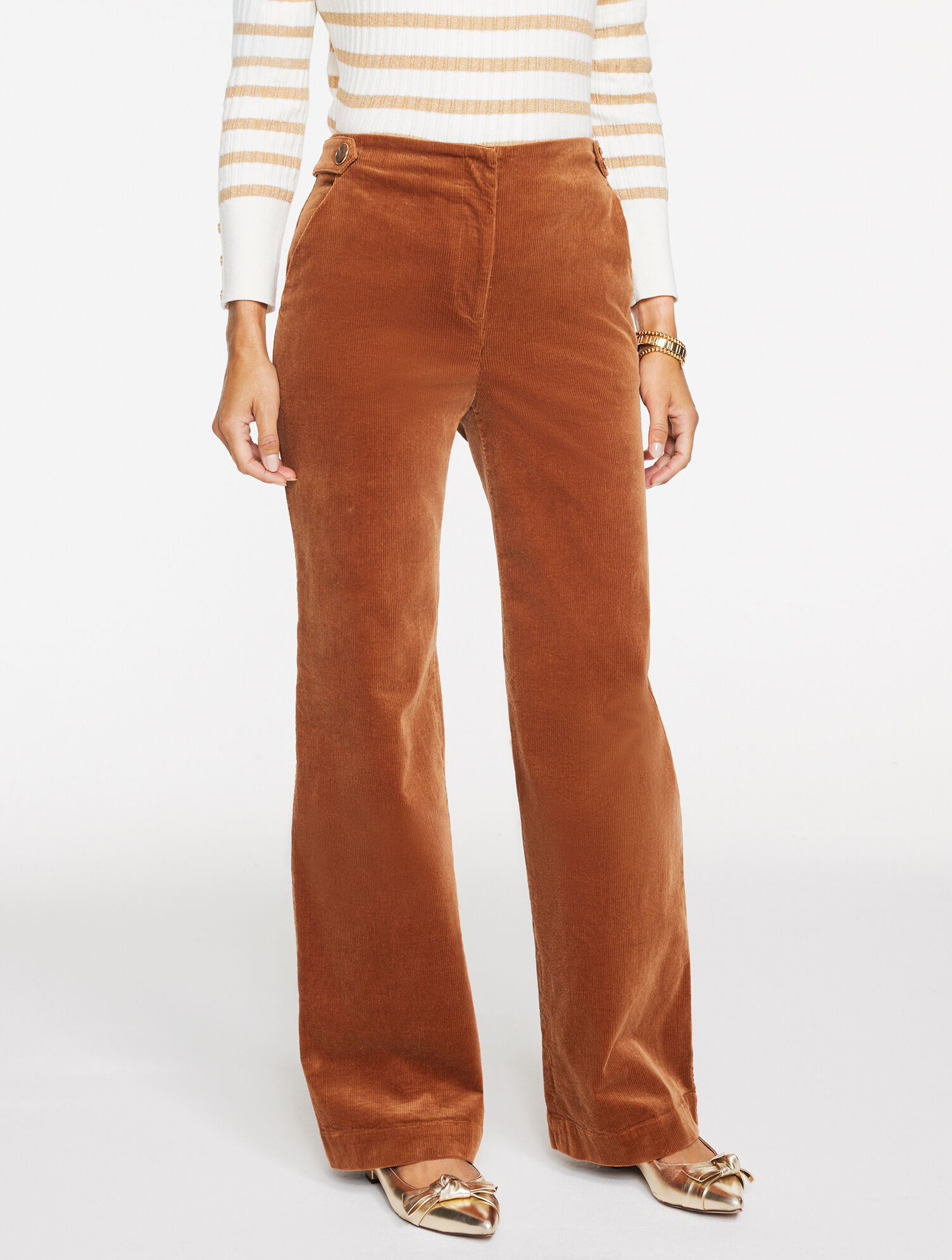 Wide Leg Corduroy Pants