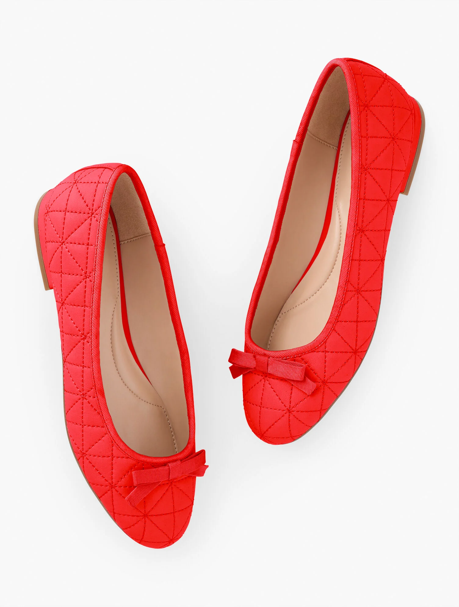 Madison Quilted Nappa Ballet Flats