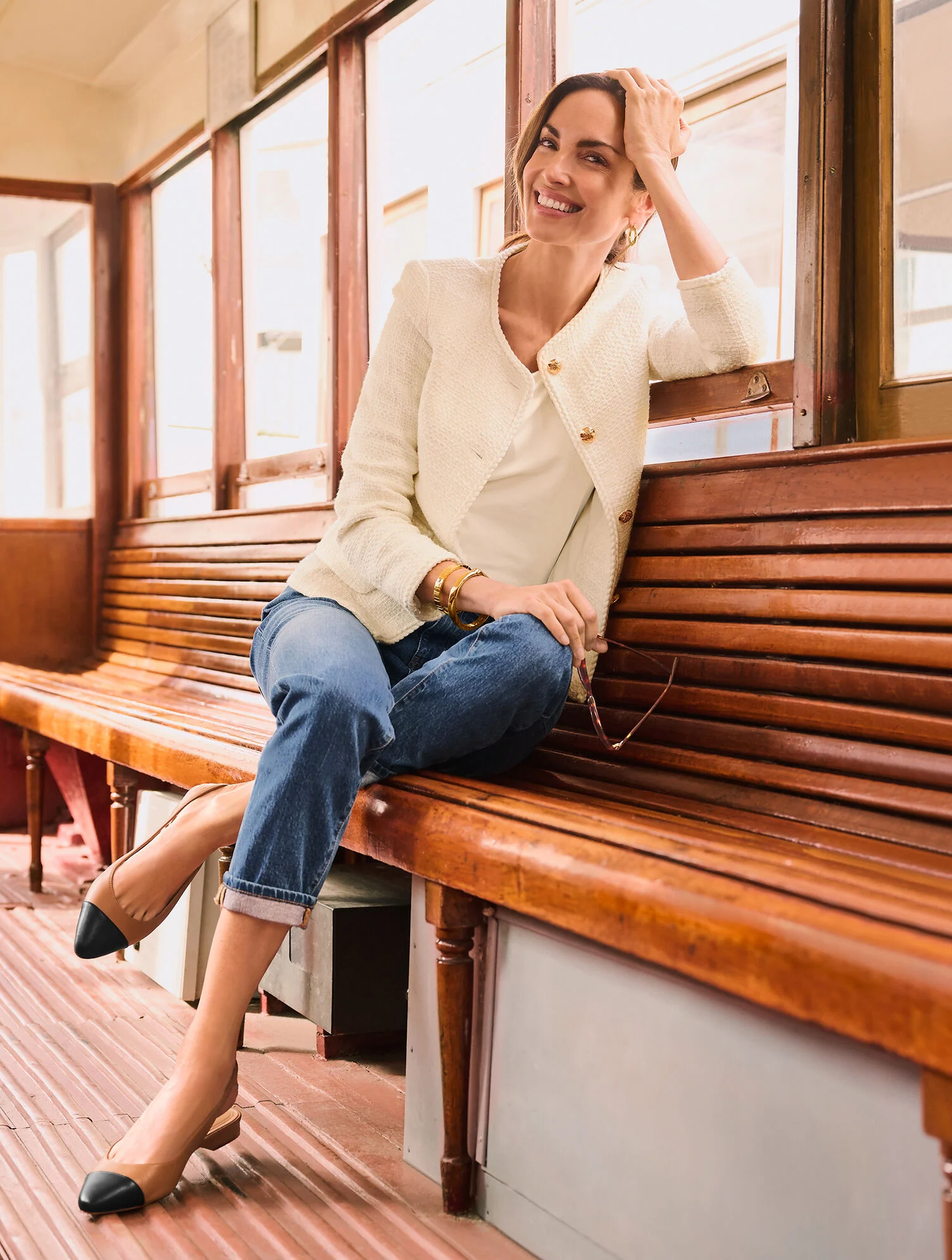 Edison Nappa Slingback Flats