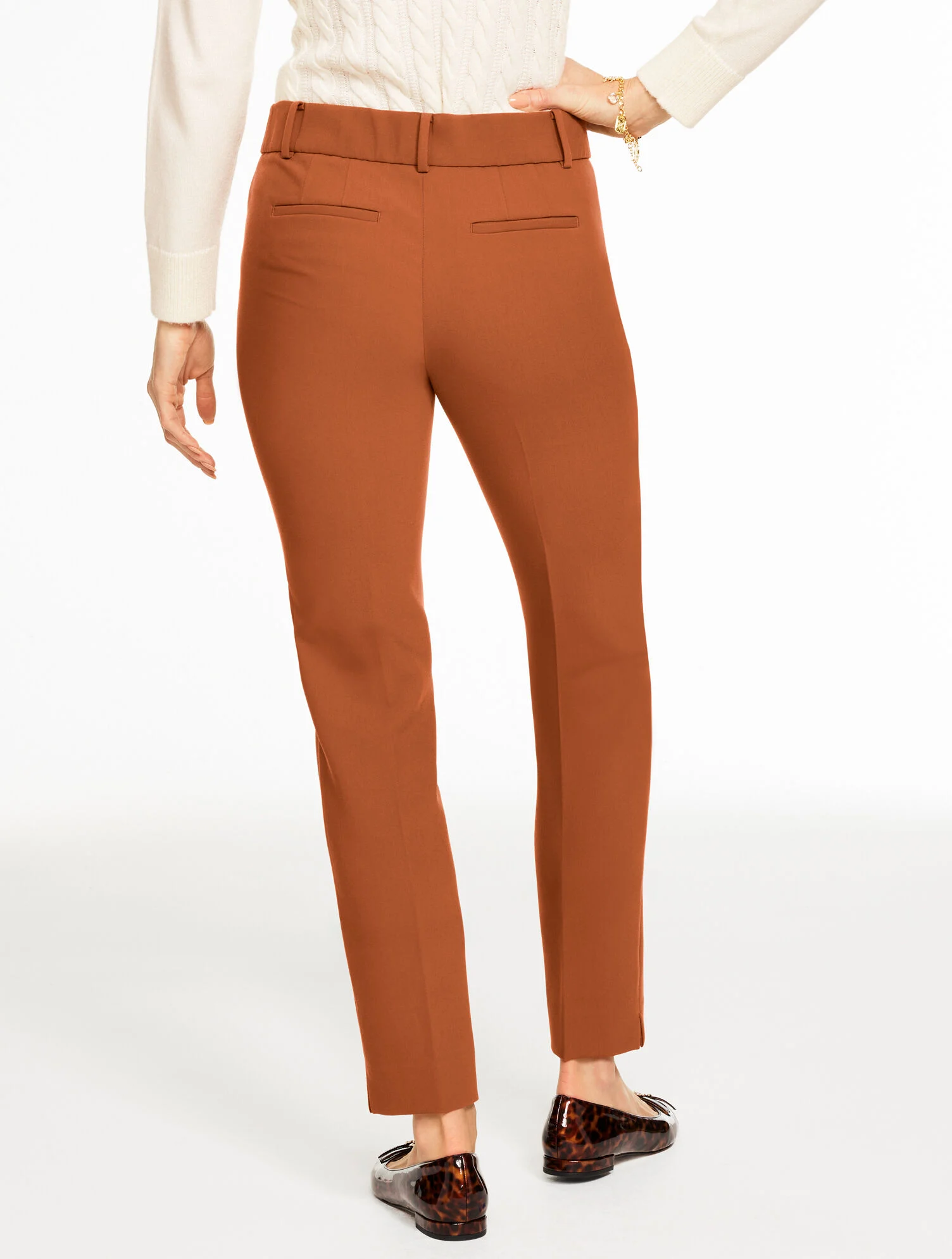 Talbots Hampshire Straight Ankle Pants