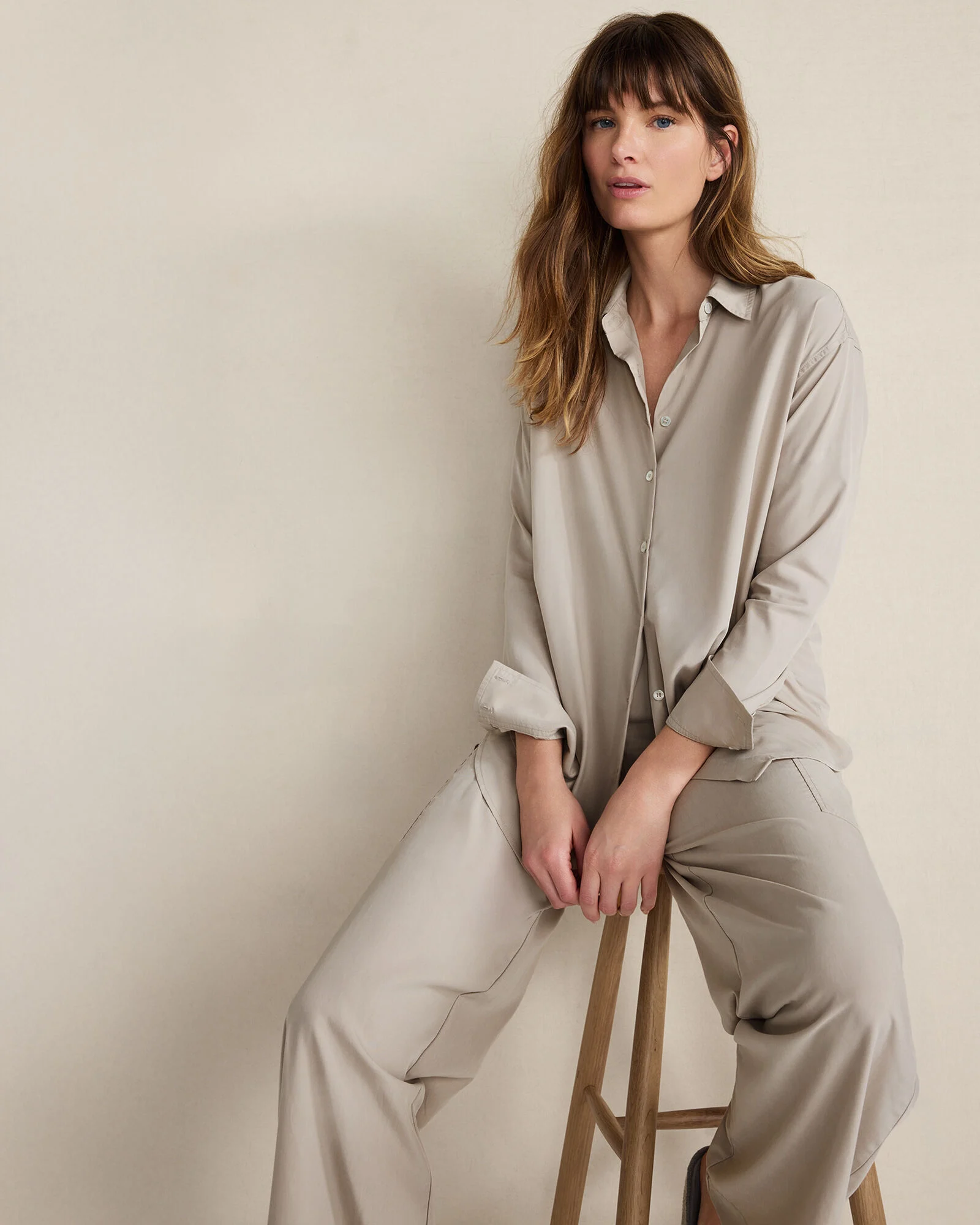 Drapey Modal Cargo Pants