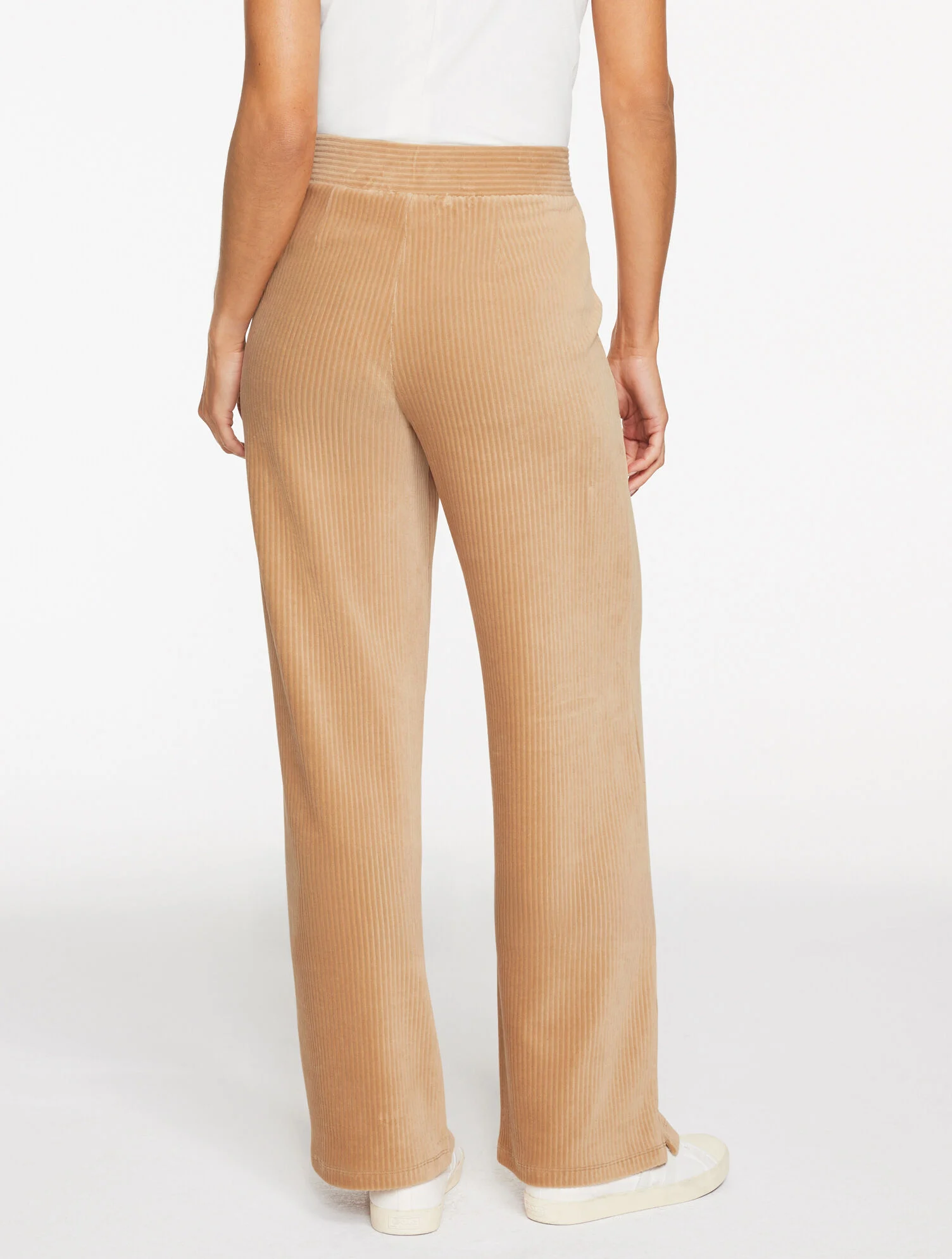 Sky Lounge Velour Wide Leg Pants