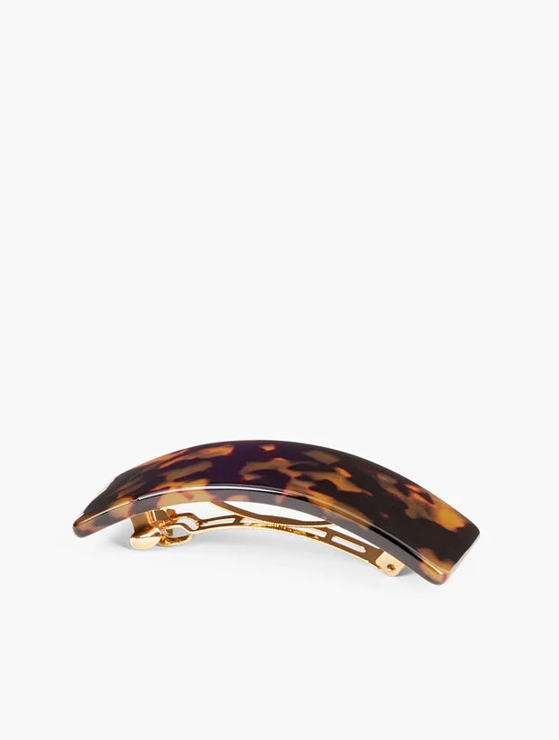 Tortoiseshell Wide Barrette