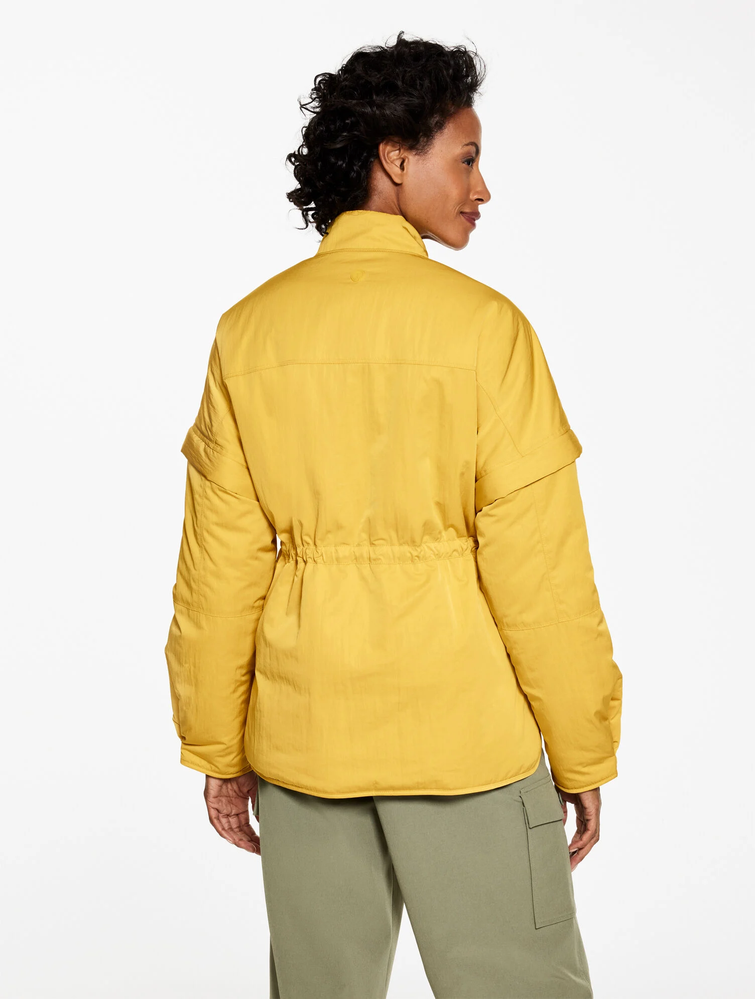 Zip-Off Sleeve Woven Jacket