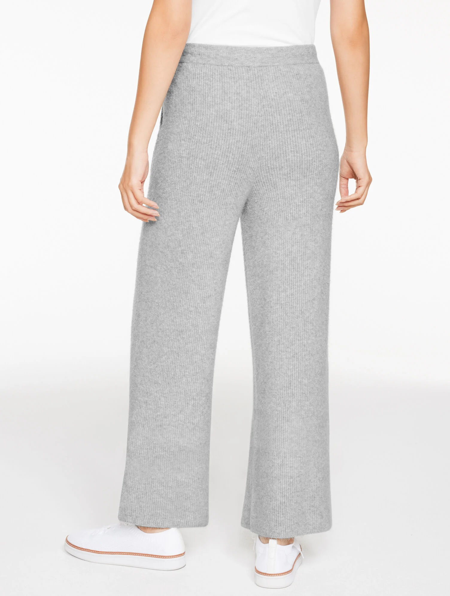 Wide Leg Ribbed Pants