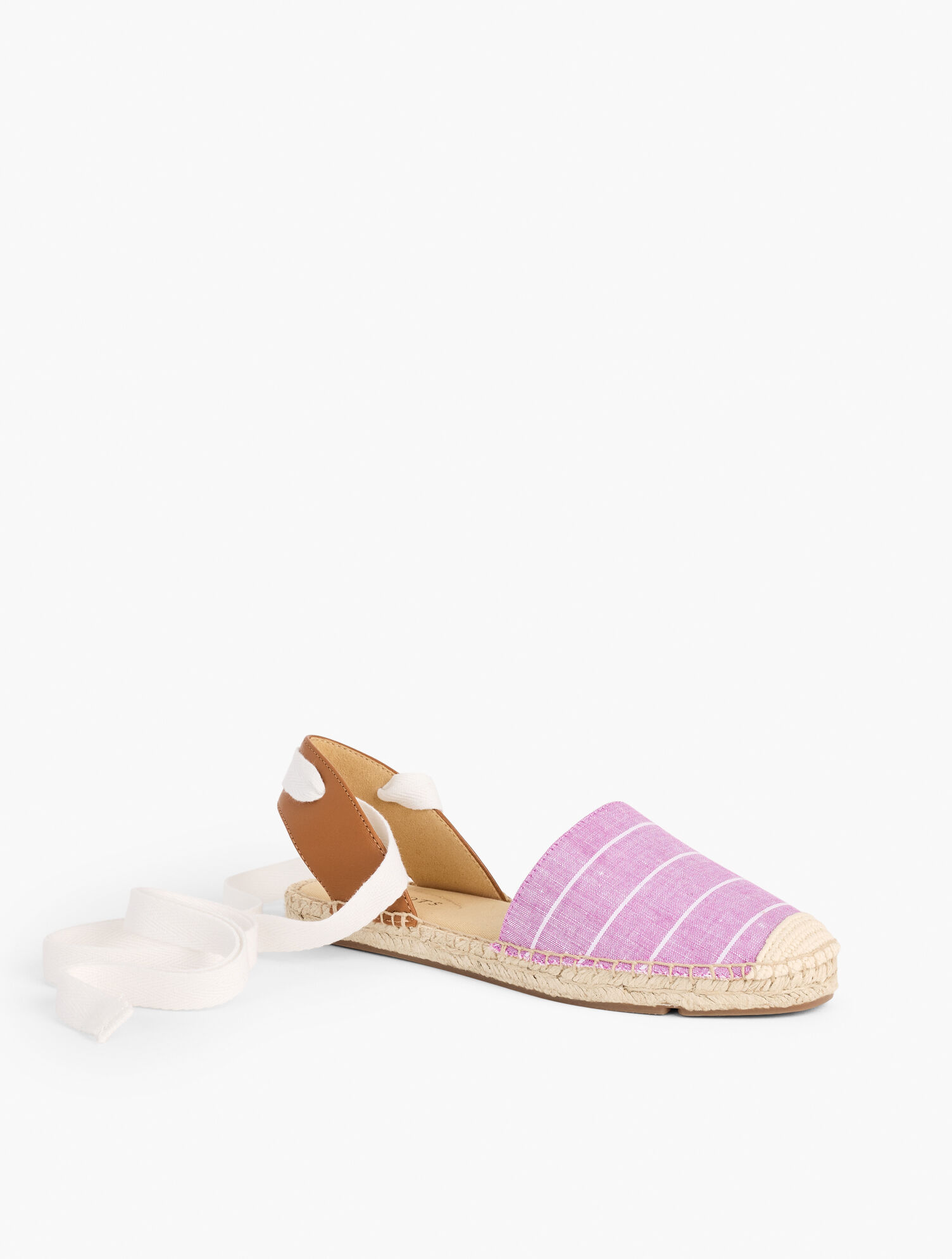 Izzy d’Orsay Espadrille Flats - Riviera Stripe